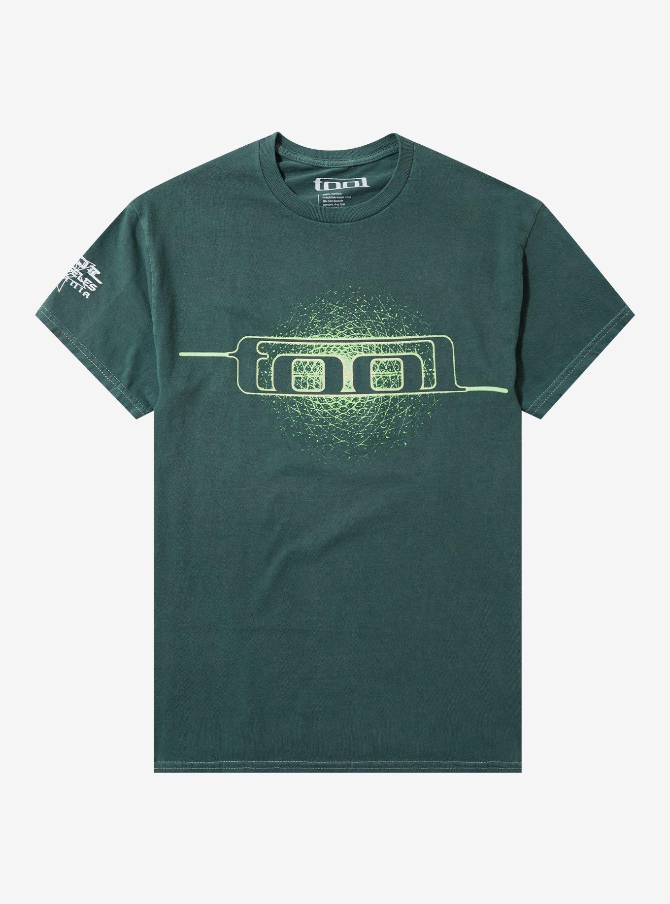 Tool Green Spiral PigmentDyed Girls TShirt Graphic Tee | Graphic Tee | Unisex Shirt | Perfect Gift For Fans