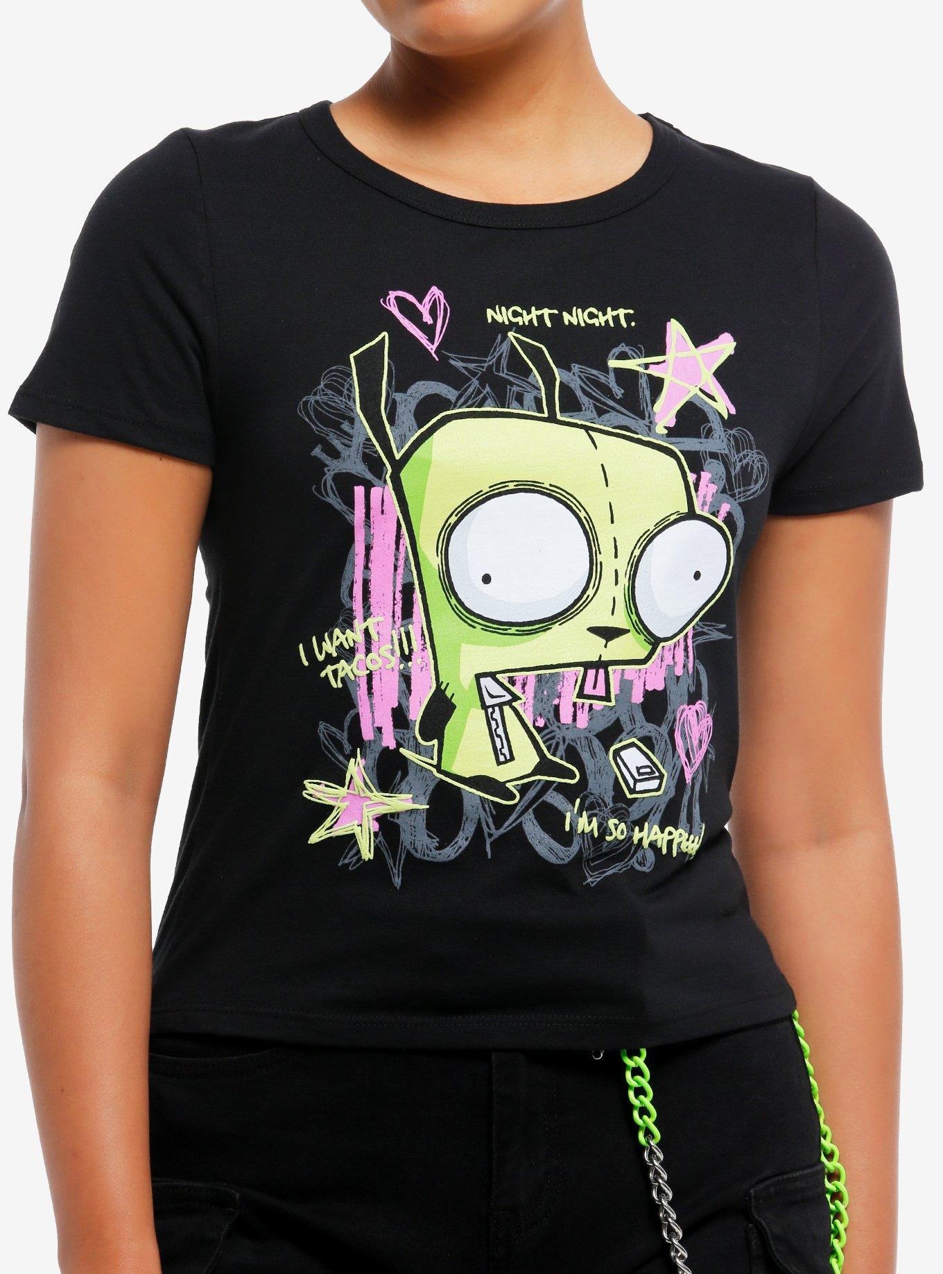 Invader Zim GIR Scribbles Girls TShirt Graphic Tee | Graphic Tee | Unisex Shirt | Soft Comfortable Wear