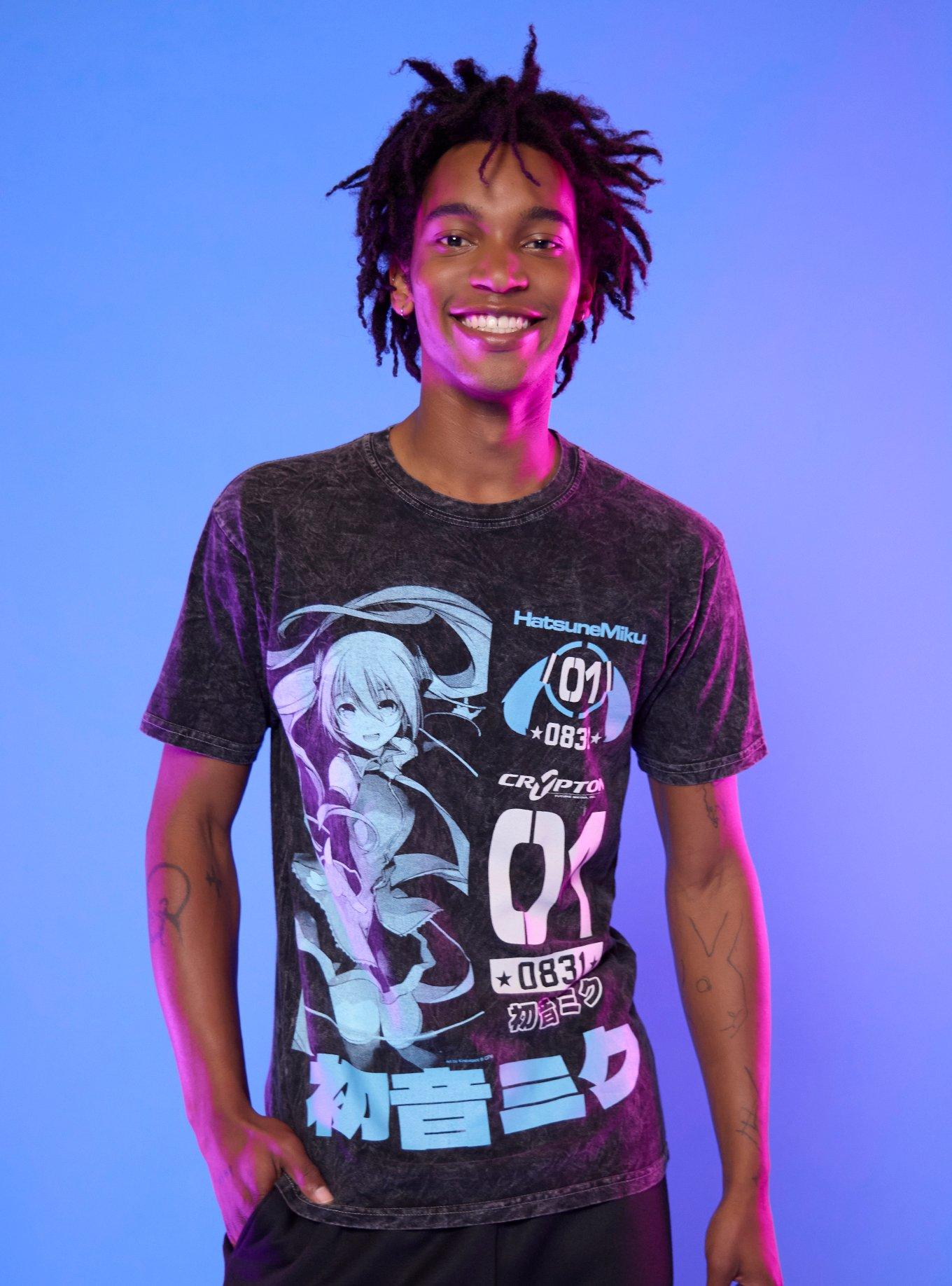 Hatsune Miku Jumbo Graphic Mineral Wash TShirt Graphic Tee | Graphic Tee | Unisex Shirt | Best-Selling Design