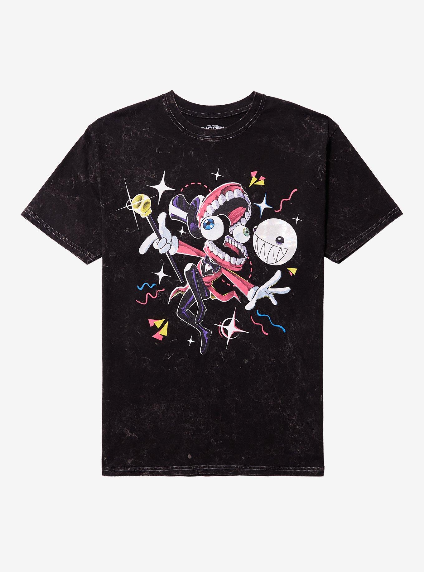 The Amazing Digital Circus Caine Dark Wash TShirt Graphic Tee | Graphic Tee | Unisex Shirt | High-Quality Print