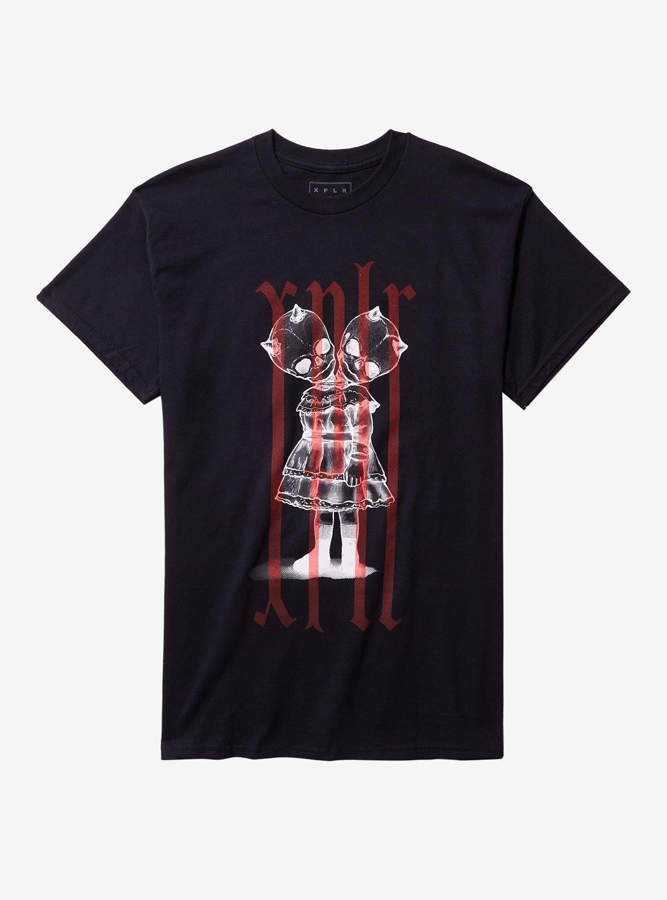 XPLR By Sam And Colby TwoHeaded Demon Child TShirt Hot Topic Exclusive Graphic Tee | Graphic Tee | Unisex Shirt | Perfect Gift For Fans