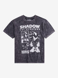 Sonic The Hedgehog Shadow Mineral Wash TShirt Graphic Tee | Graphic Tee | Unisex Shirt | Top Trending Fashion