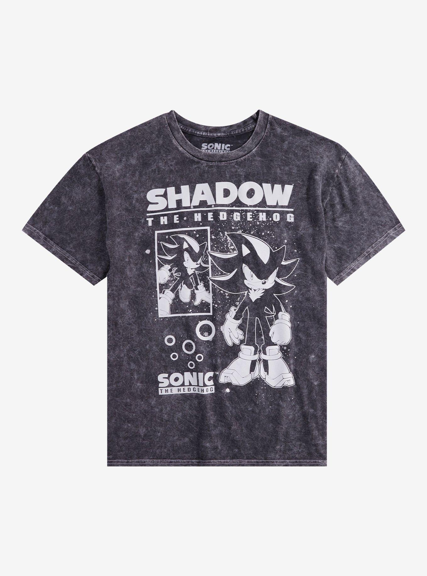 Sonic The Hedgehog Shadow Mineral Wash TShirt Graphic Tee | Graphic Tee | Unisex Shirt | Comfortable Daily Wear