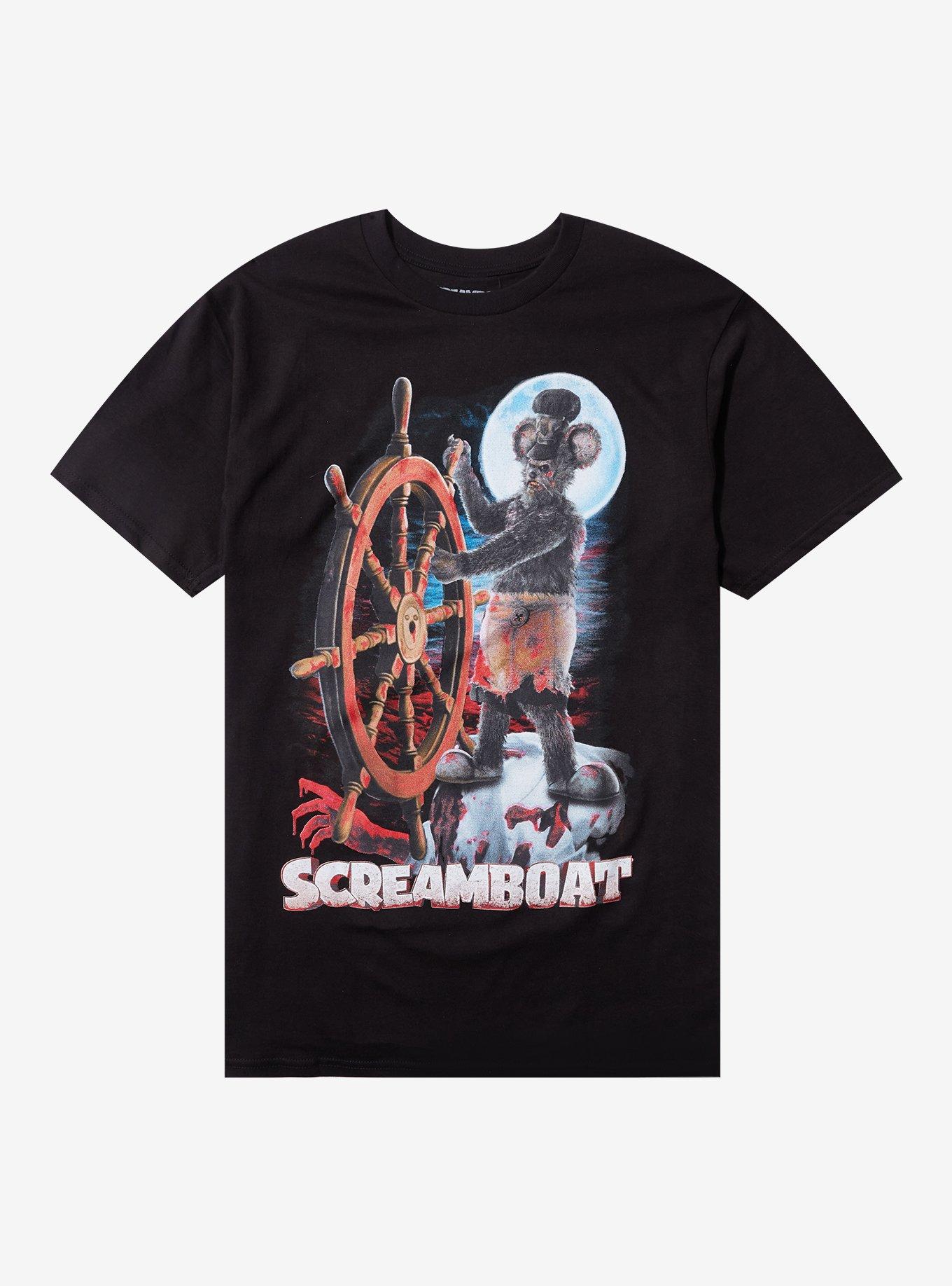 Screamboat Mouse Captain T-Shirt | Premium Unisex T-Shirt, Trending Graphic Tee