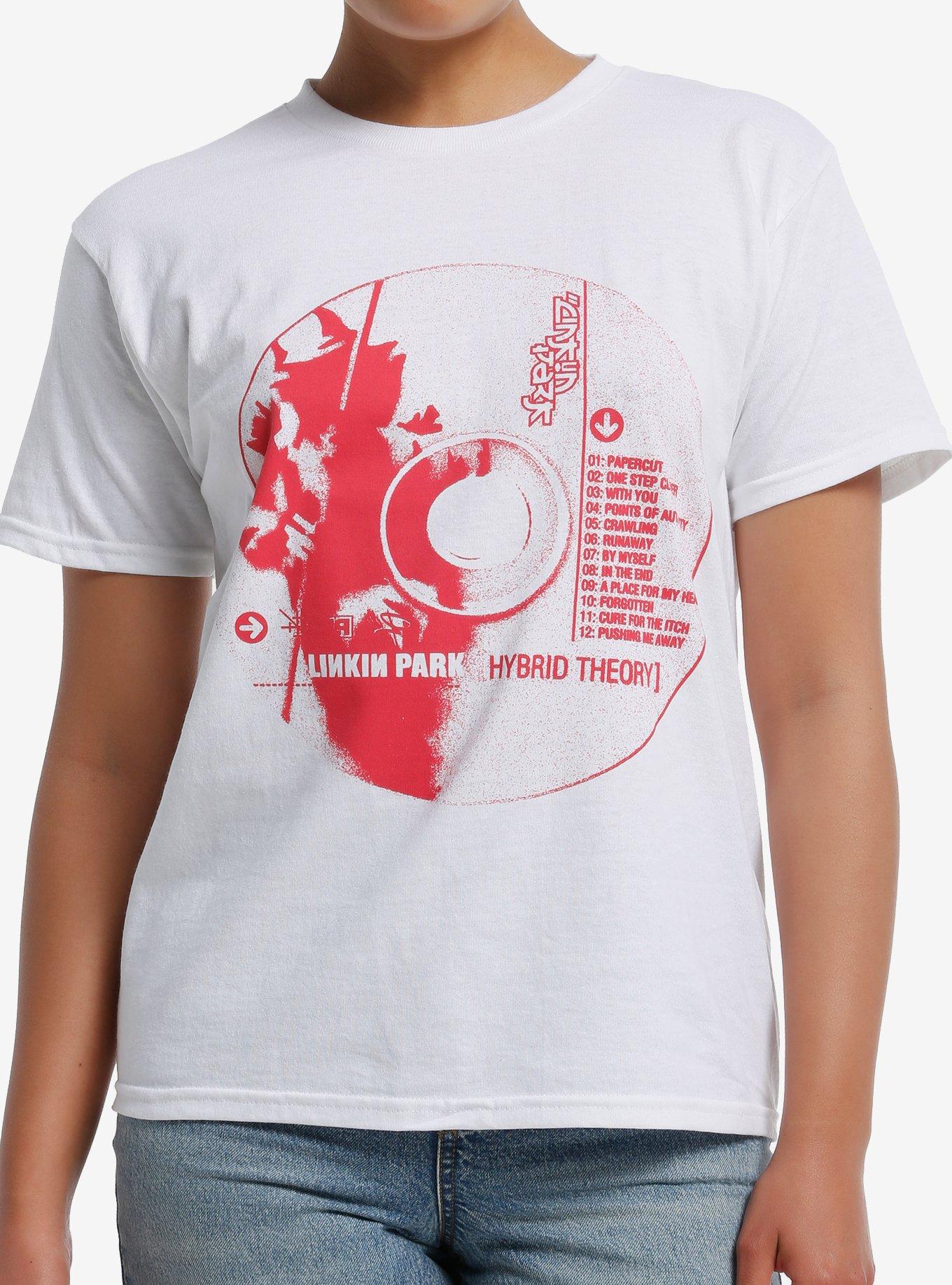 Linkin Park Hybrid Theory CD Shrunken Fit Girls TShirt Graphic Tee | Graphic Tee | Unisex Shirt | Top Trending Fashion