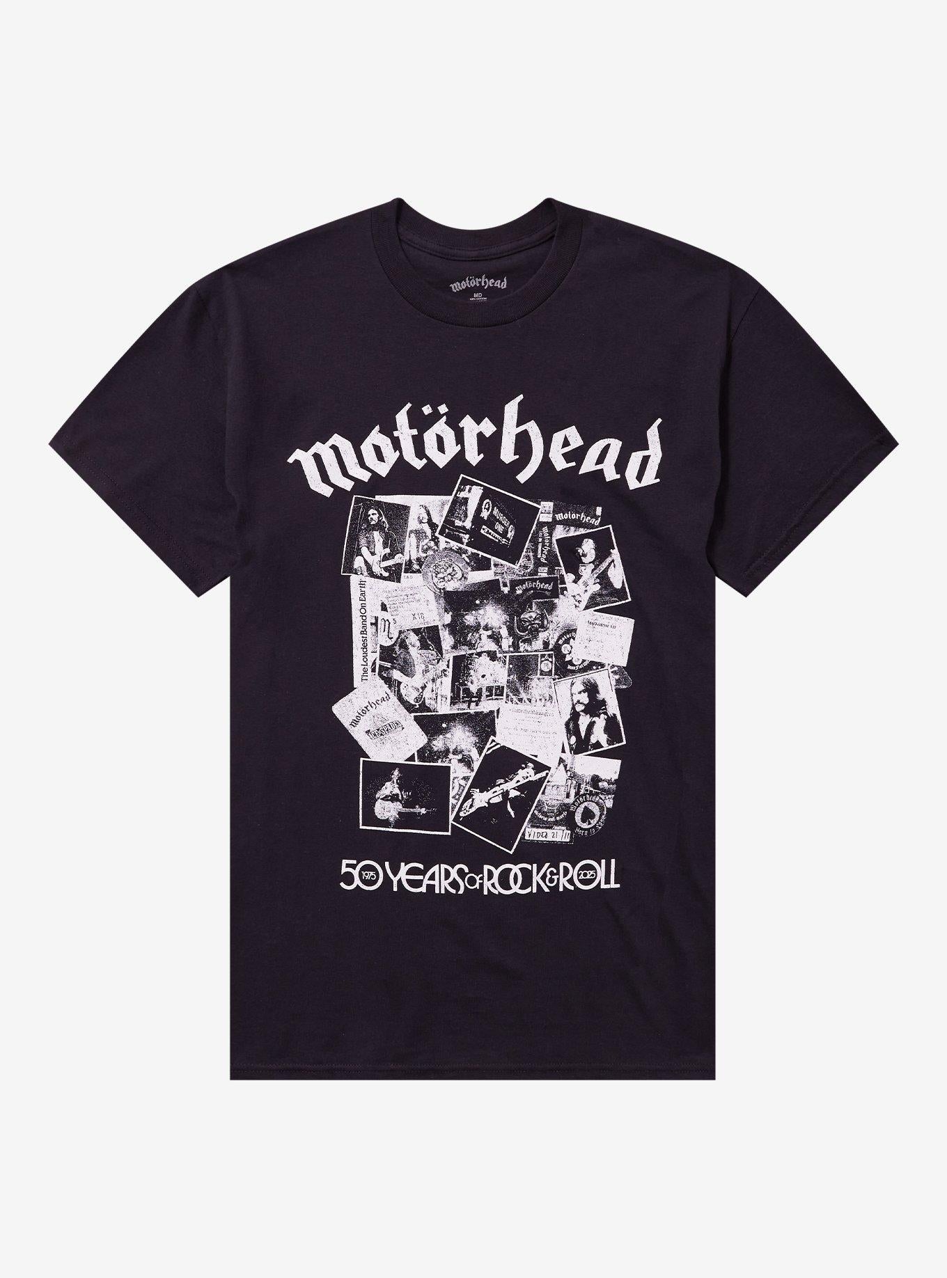Motrhead 50 Years Collage TShirt Graphic Tee | Graphic Tee | Unisex Shirt | Top Trending Fashion