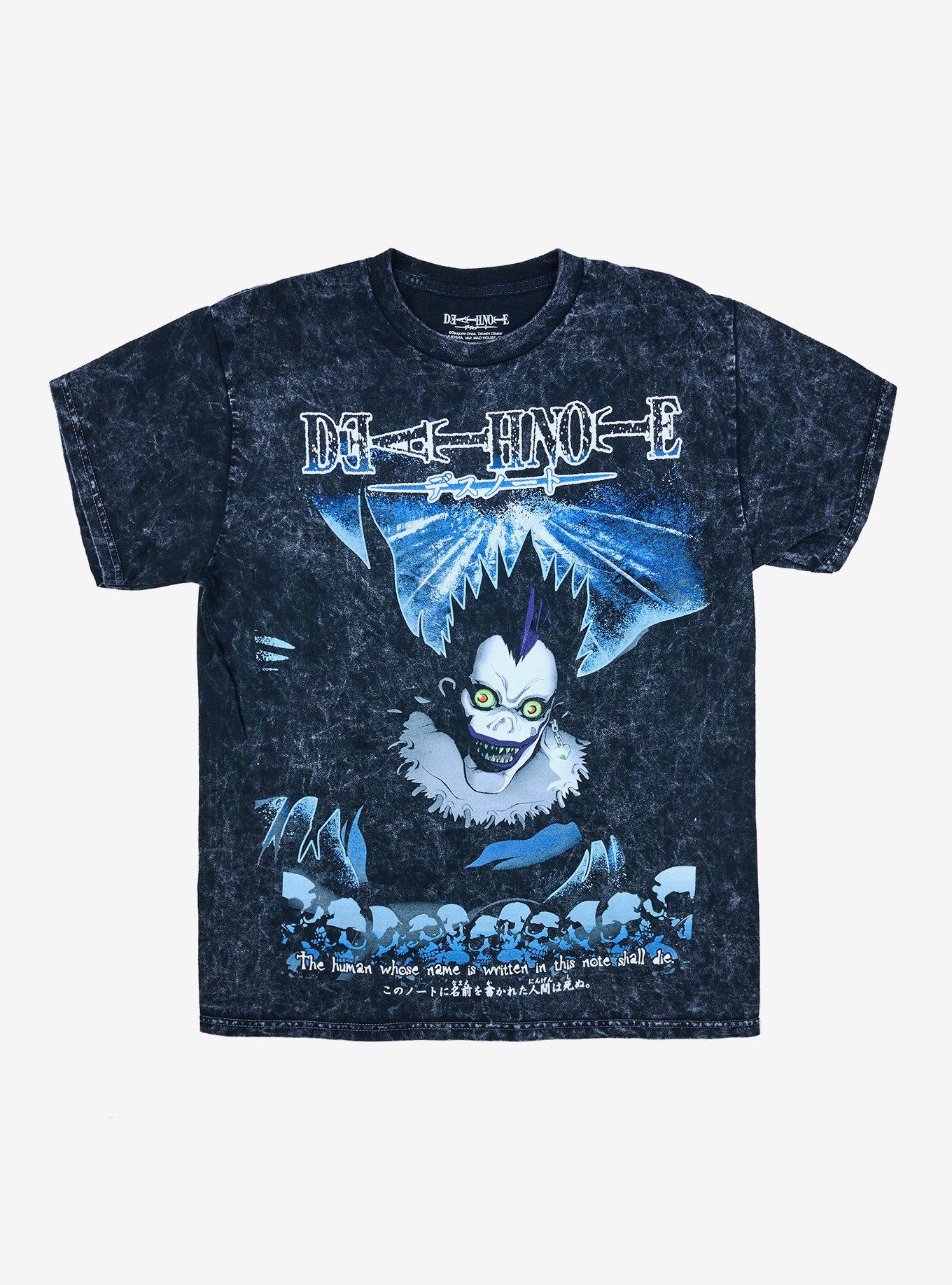 Death Note Ryuk Mineral Wash Girls TShirt Graphic Tee | Graphic Tee | Unisex Shirt | Perfect Gift For Fans