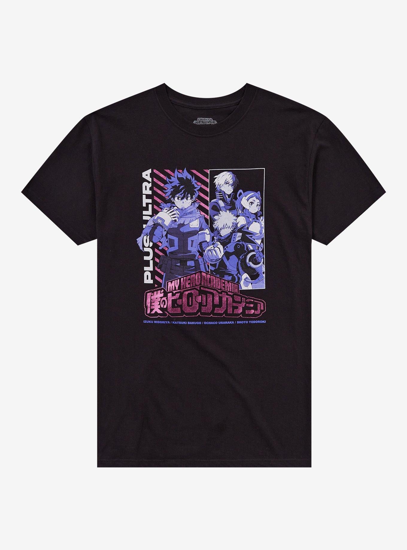 My Hero Academia Purple Foil Girls TShirt Graphic Tee | Graphic Tee | Unisex Shirt | High-Quality Print