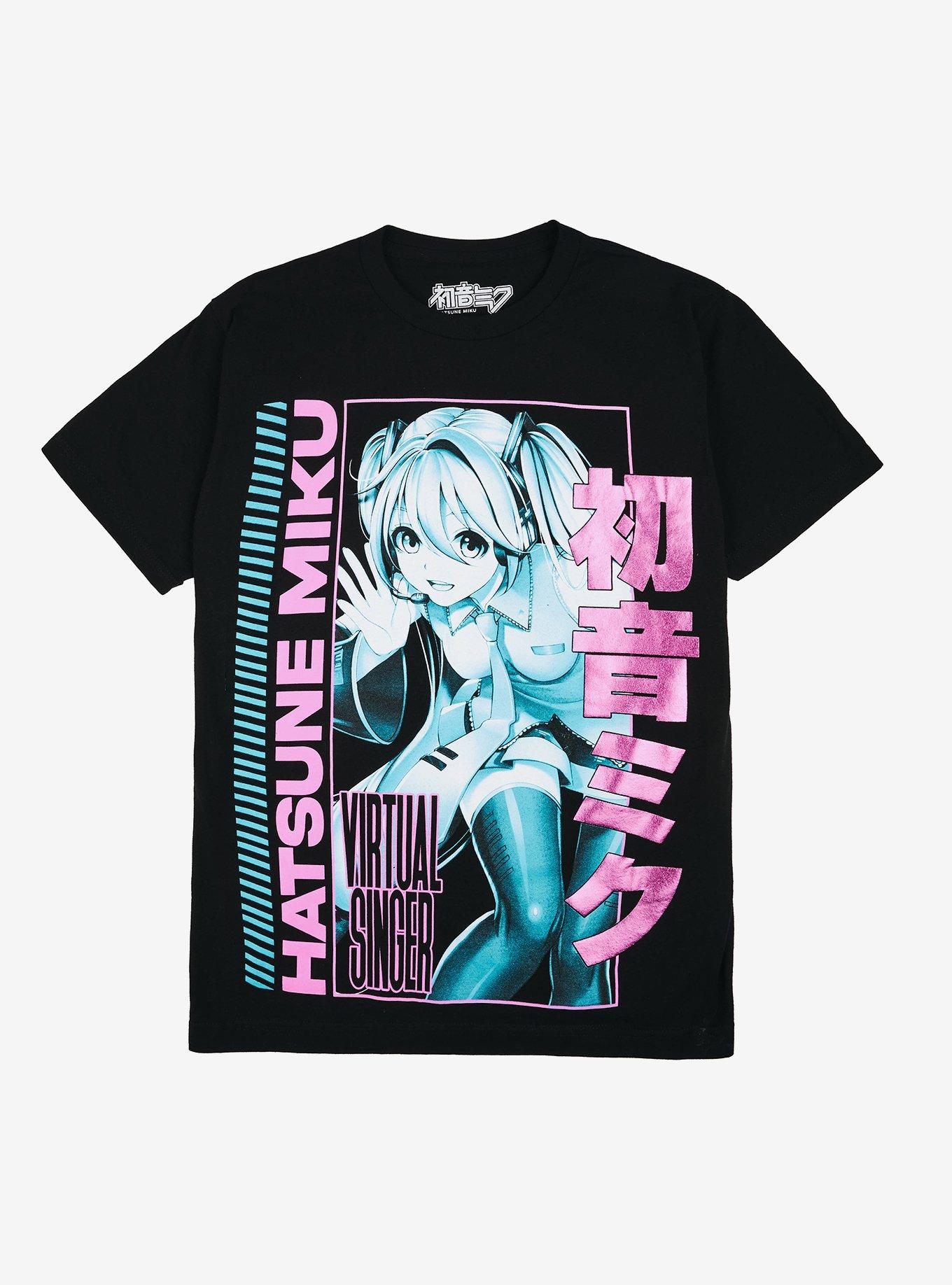 Hatsune Miku Virtual Singer Portrait Girls TShirt Graphic Tee | Graphic Tee | Unisex Shirt | Soft Comfortable Wear