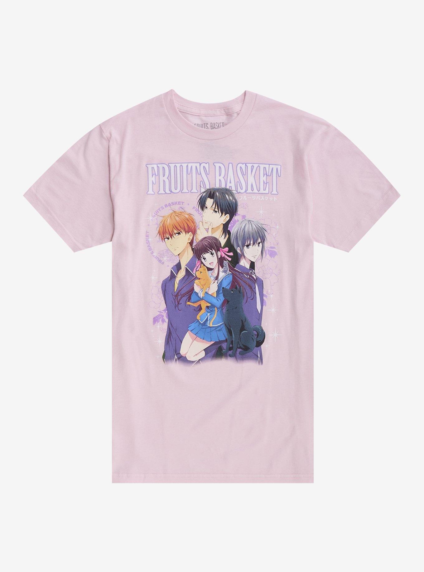 Fruits Basket Group Pink Girls TShirt Graphic Tee | Graphic Tee | Unisex Shirt | Perfect Gift For Fans