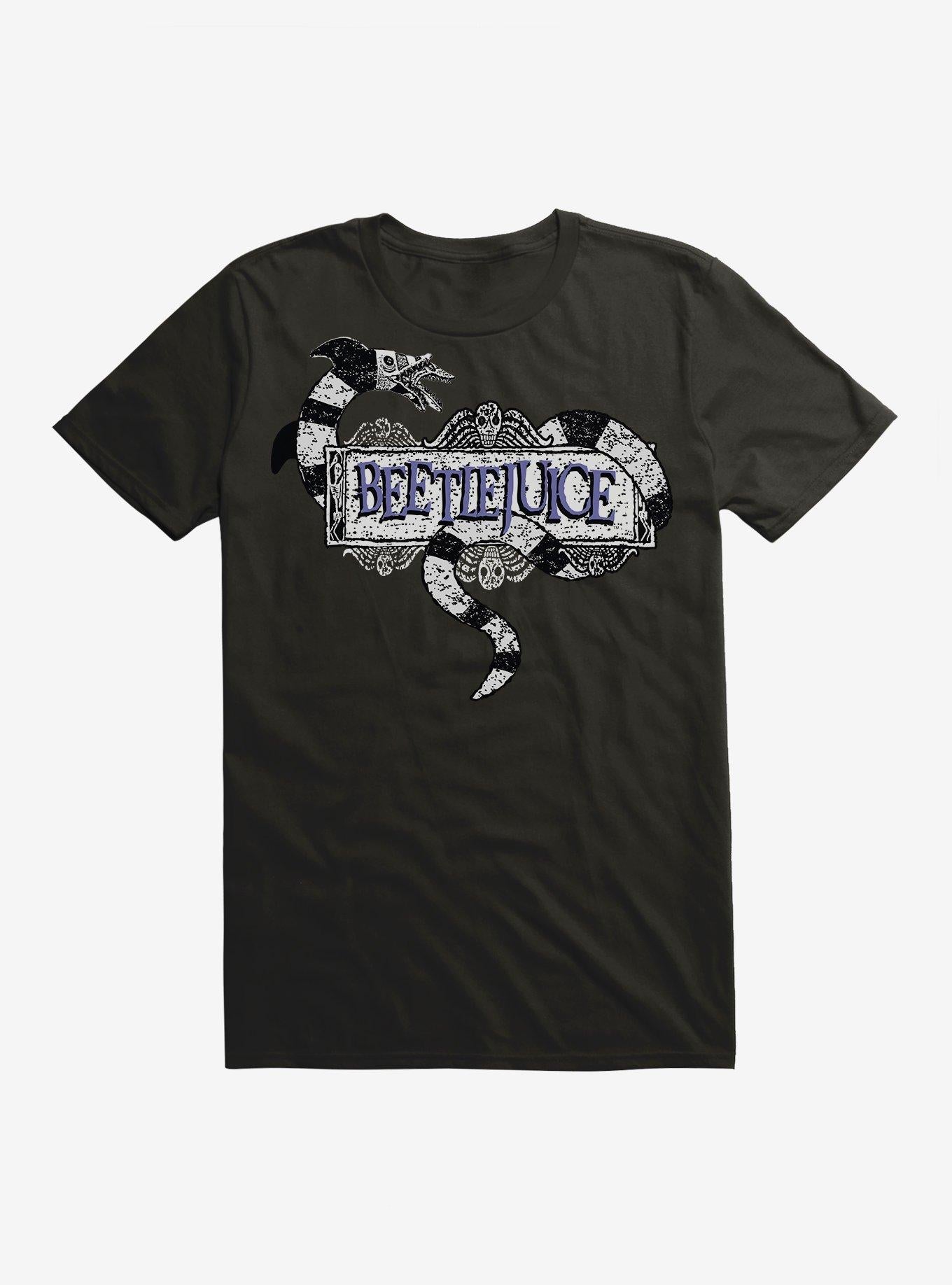 Beetlejuice Snake Title Extra Soft T Shirt T Shirt Trending US