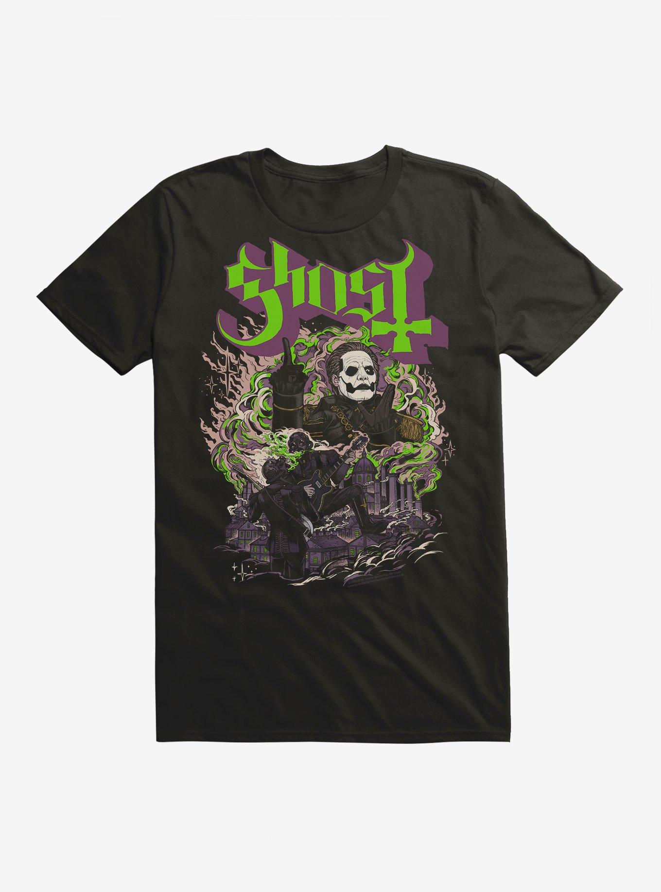 Ghost Smoke Stacks Extra Soft T Shirt T Shirt Premium Print Workout Ready