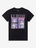 Kuromi Faded Print Foil Girls TShirt Graphic Tee | Graphic Tee | Unisex Shirt | Premium Quality Apparel