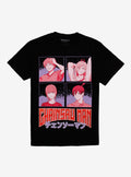 Chainsaw Man Tonal Group Grid Foil Girls TShirt Graphic Tee | Graphic Tee | Unisex Shirt | Premium Quality Apparel