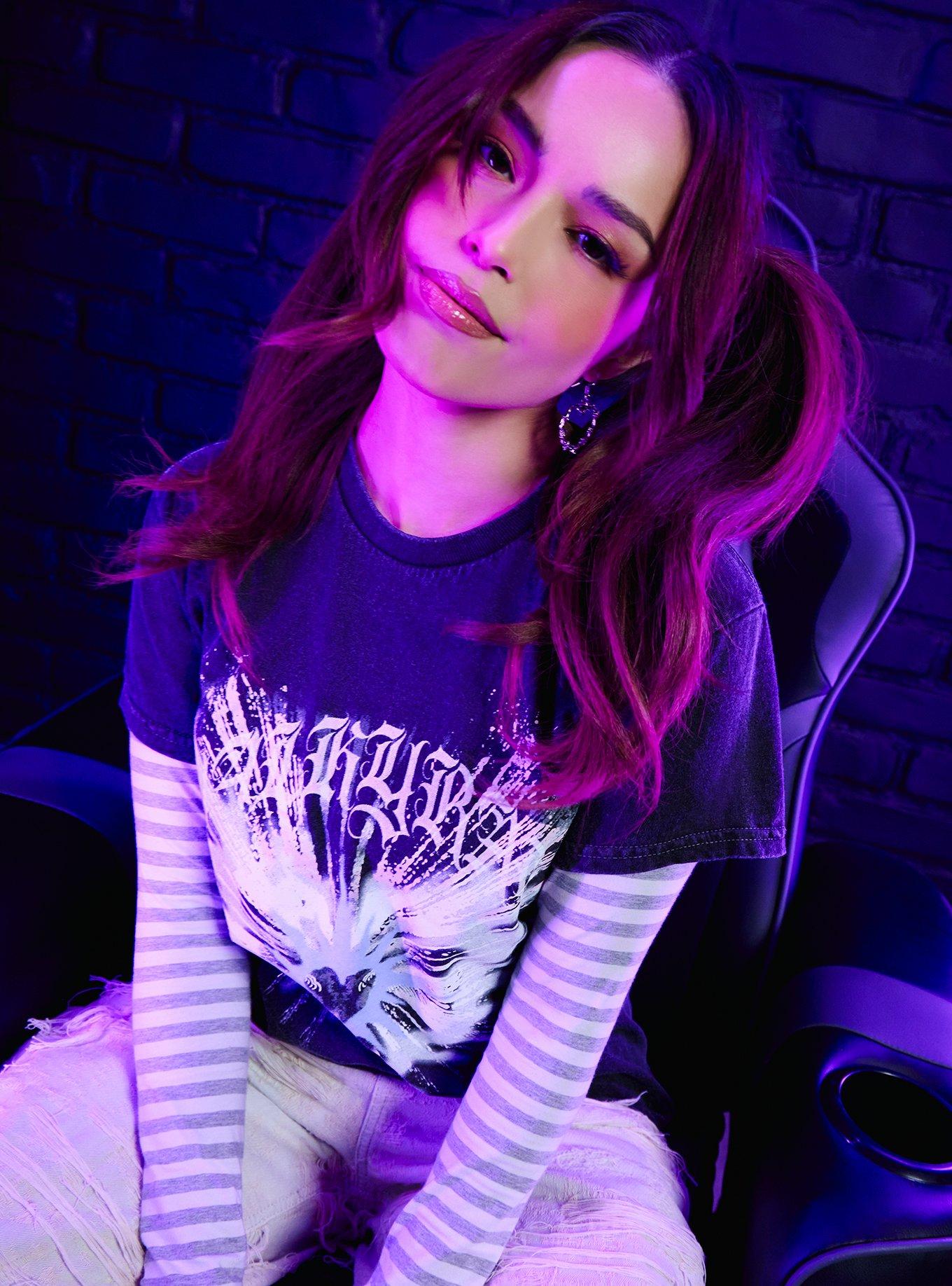 Valkyrae Butterfly Heart Mineral Wash T-Shirt | Premium Unisex T-Shirt, Trending Graphic Tee
