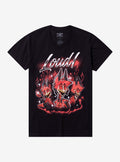 Hazbin Hotel Alastor Loud Collage Airbrush TShirt Graphic Tee | Graphic Tee | Unisex Shirt | Premium Quality Apparel