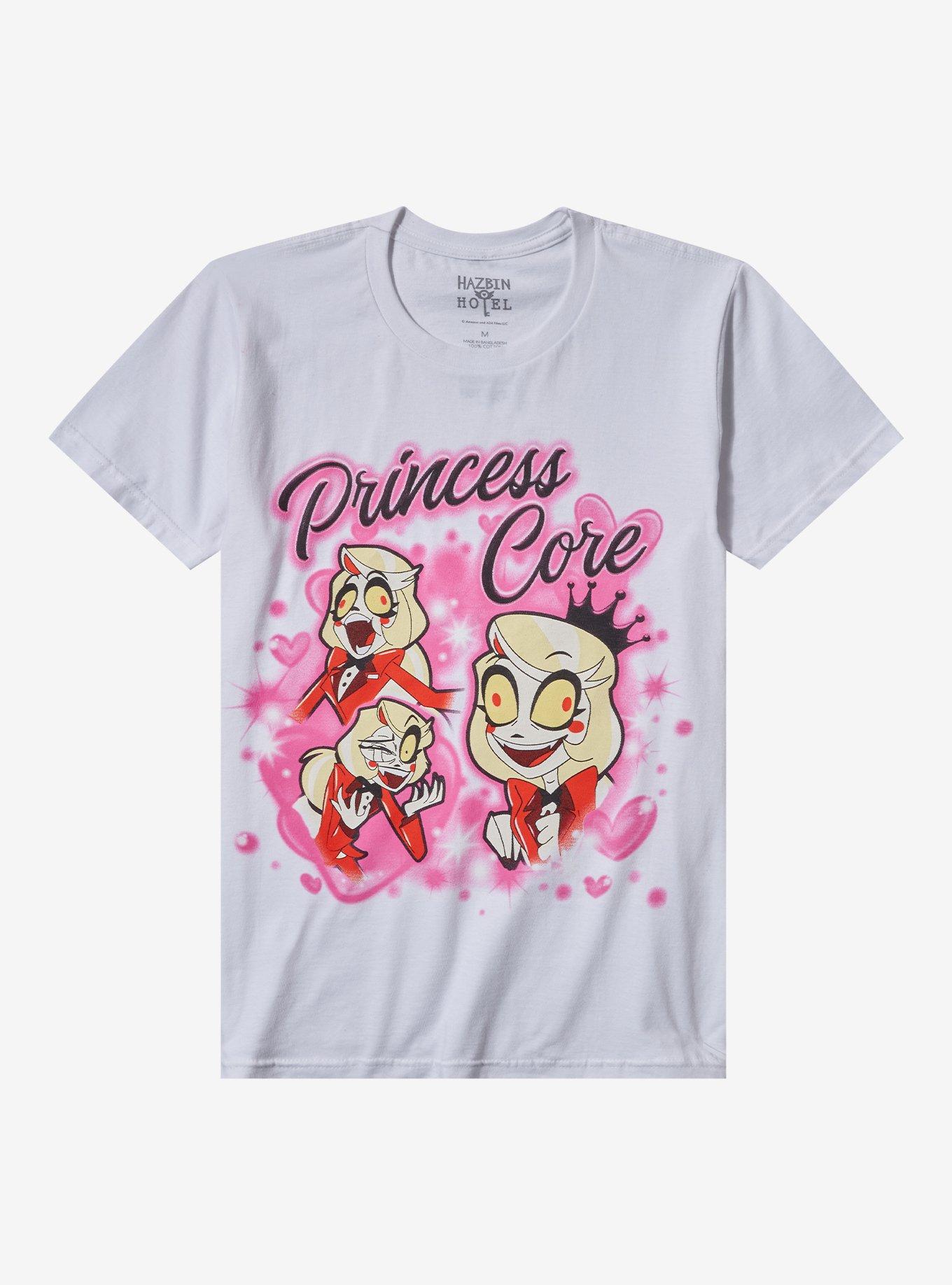 Hazbin Hotel Charlie Princess Core Airbrush TShirt Graphic Tee | Graphic Tee | Unisex Shirt | Premium Quality Apparel