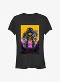 Electric State Robot Art Girls T Shirt T Shirt Streetwear Style Daily Wear