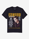 The Twilight Saga Edward Cullen Magazine Girls TShirt Graphic Tee | Graphic Tee | Unisex Shirt | High-Quality Print