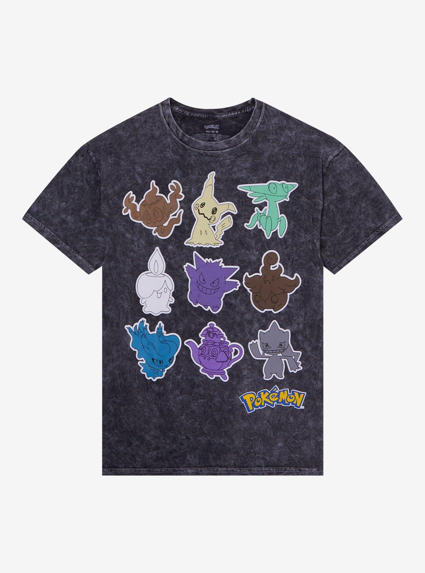 Pokemon Ghost-Type Grid Girls T-Shirt