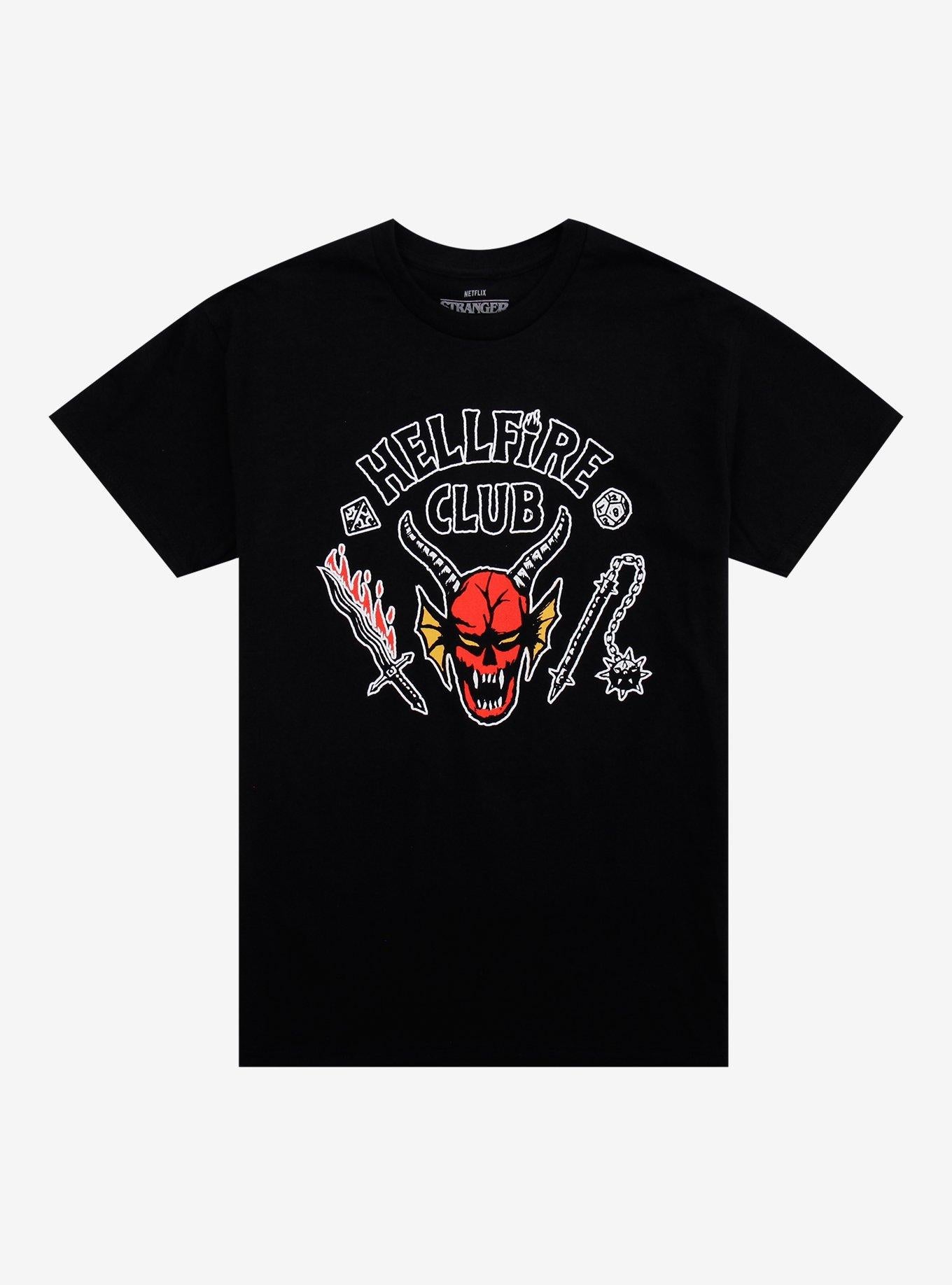 Stranger Things Hellfire Club Logo TShirt Graphic Tee | Graphic Tee | Unisex Shirt | Best-Selling Design