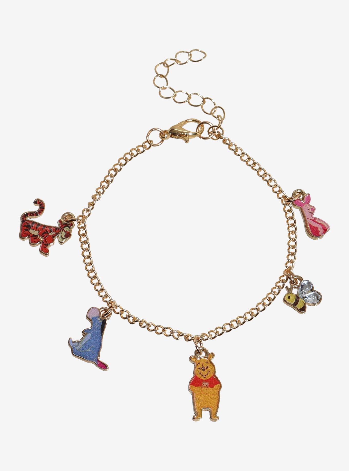 Winnie The Pooh Friends Charm Bracelet Apparel Streetwear Style Humor Gift