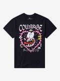 Courage The Cowardly Dog Spike Heart Girls TShirt Graphic Tee | Graphic Tee | Unisex Shirt | Perfect Gift For Fans