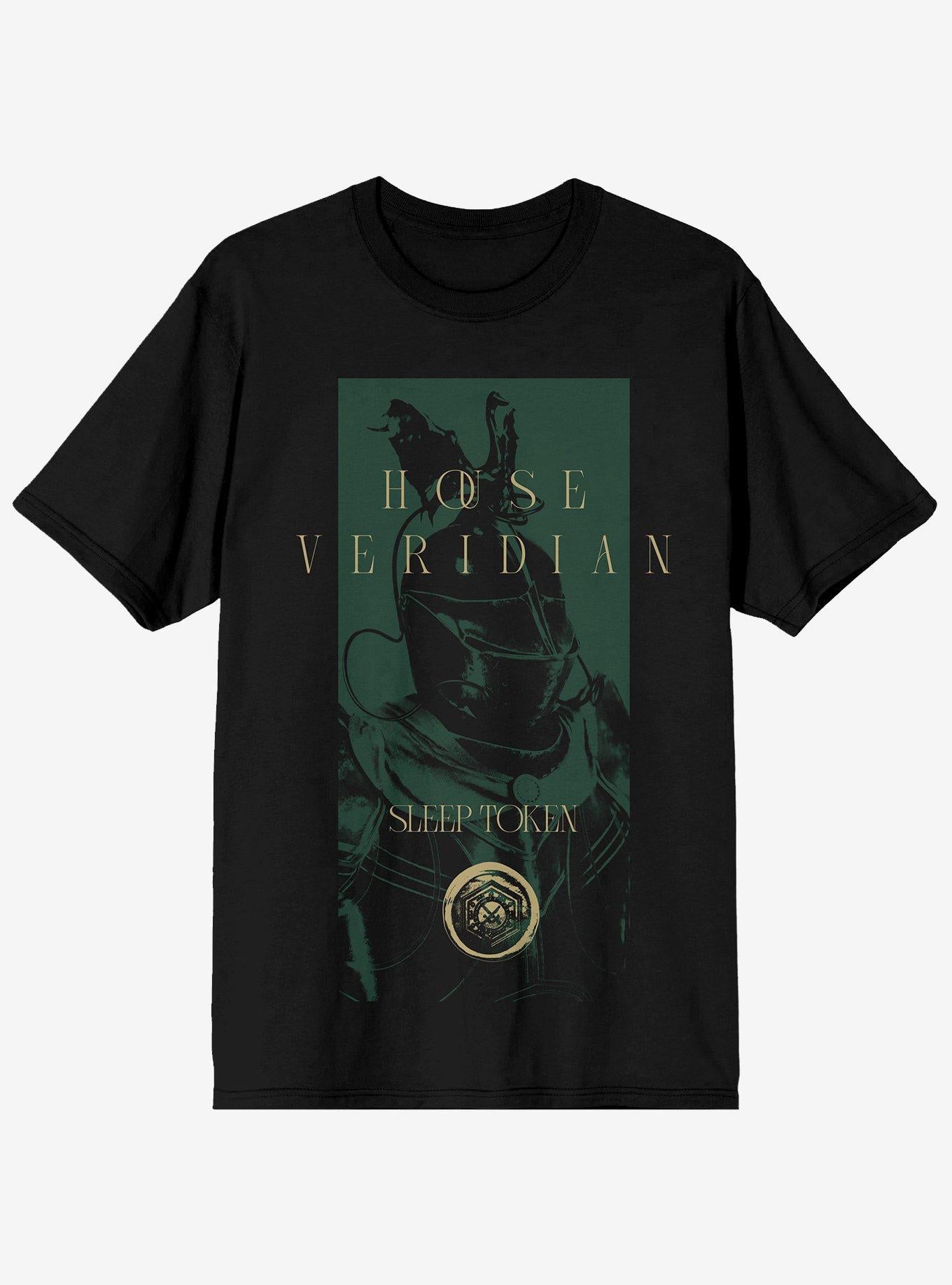 Sleep Token Even In Arcadia House Veridian The House Must Endure T-Shirt Hot Topic Exclusive | Premium Unisex T-Shirt, Trending Graphic Tee