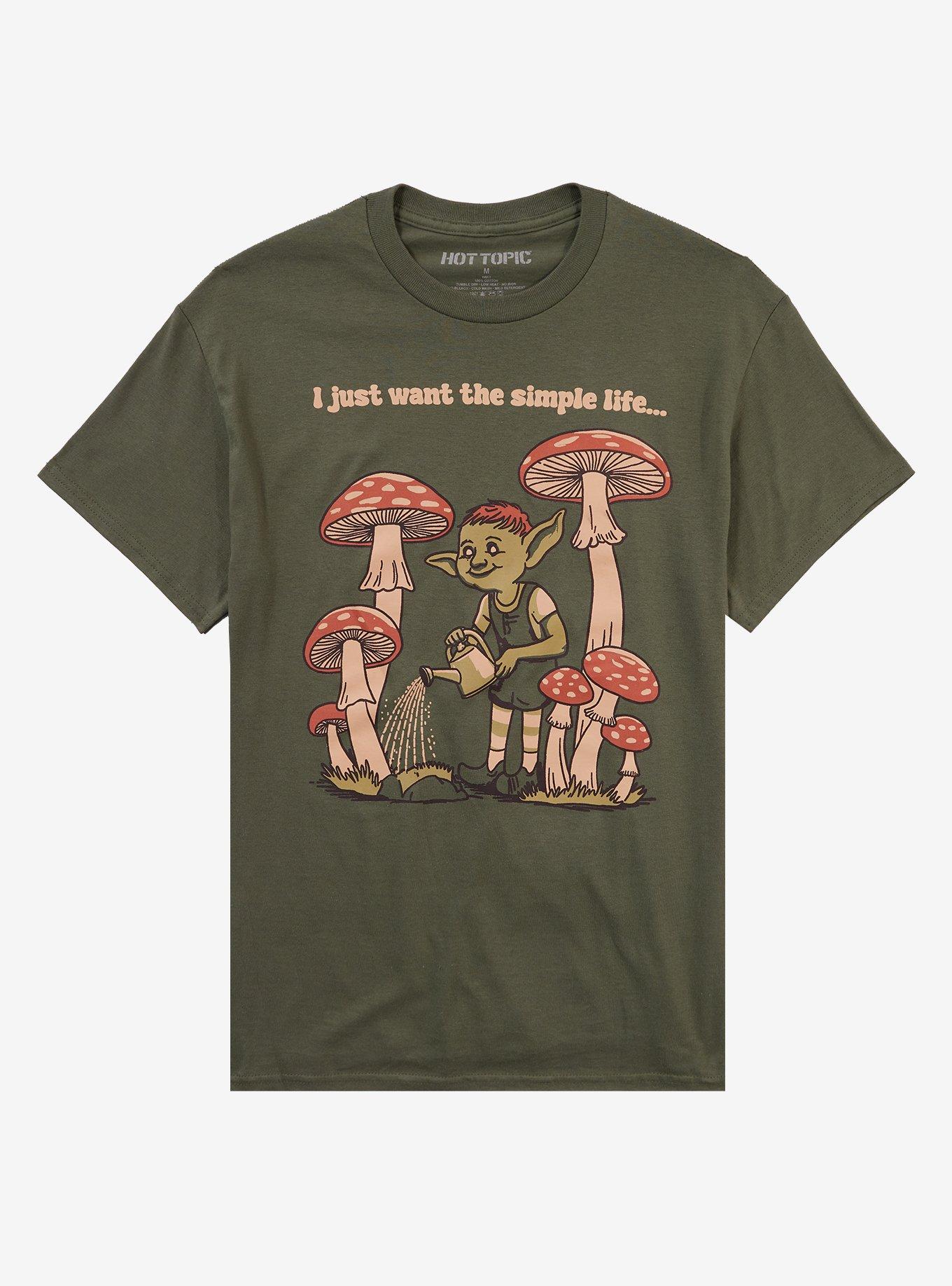 Mushroom Troll Simple Life TShirt Graphic Tee | Graphic Tee | Unisex Shirt | Premium Quality Apparel