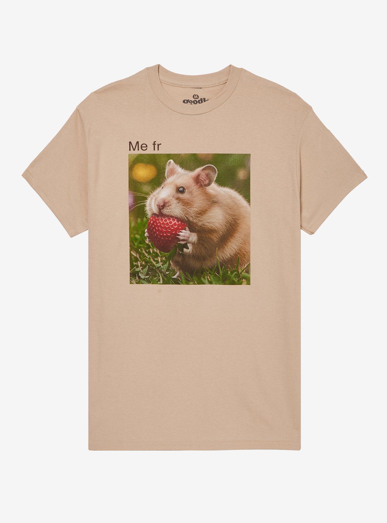 Hamster Strawberry T-Shirt By Goodie Two Sleeves