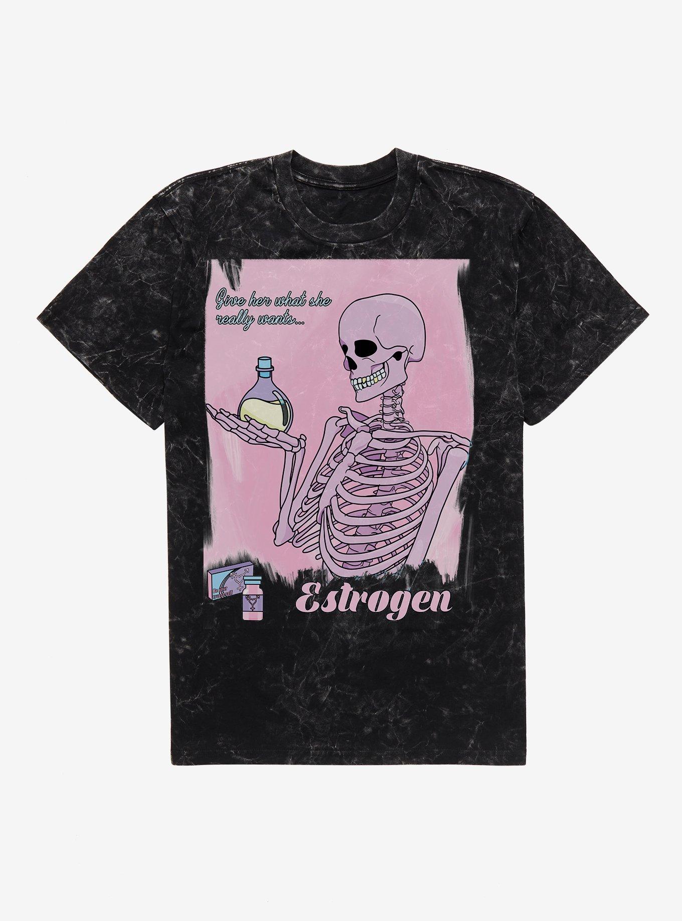 Estrogen Give Her What She Really Wants Mineral Wash T Shirt T Shirt Trending US Daily Wear