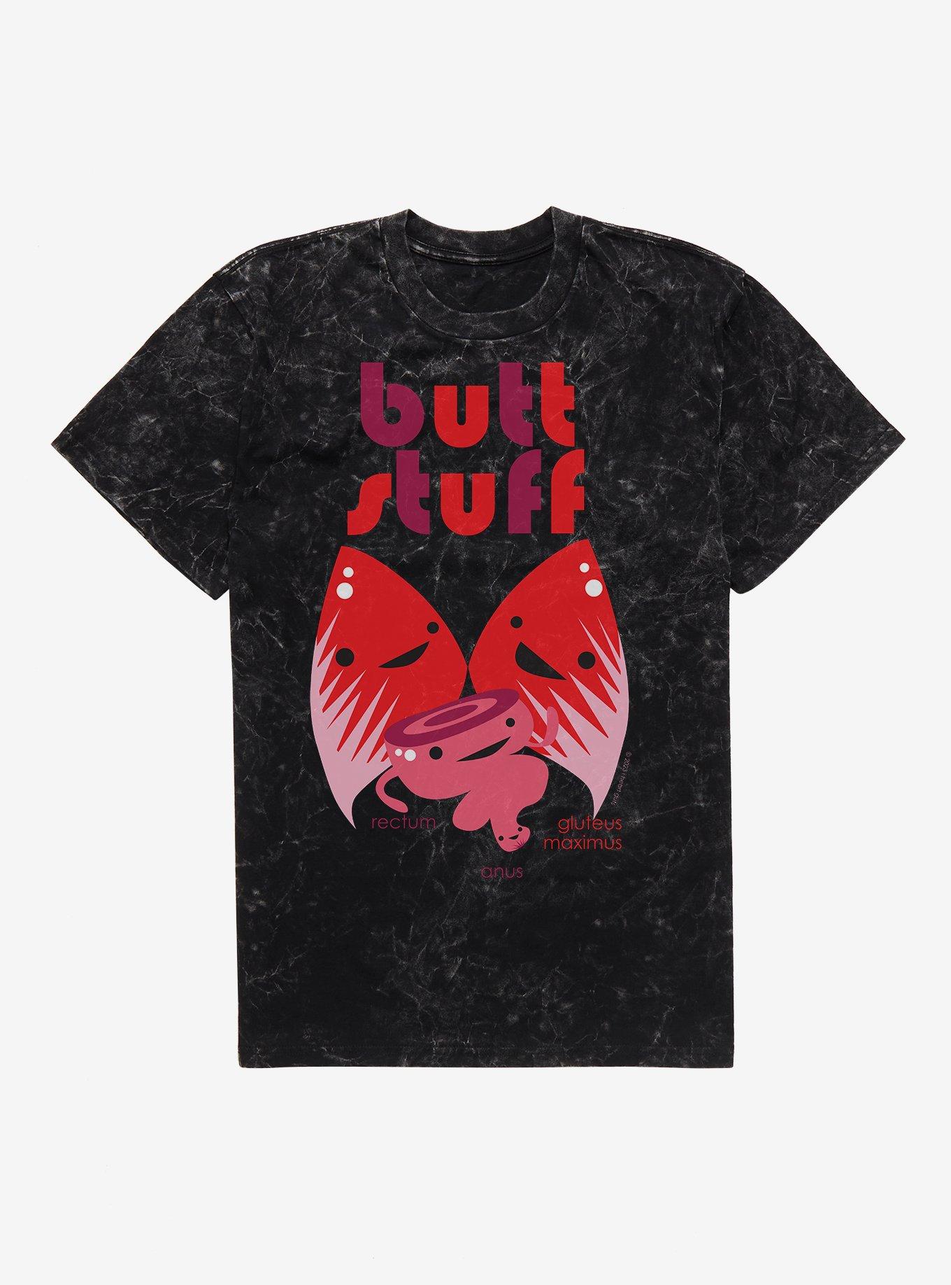 Butt Stuff Cute Colorectal Pals for Colorectal Health Humor Mineral Wash T Shirt T Shirt Trending US