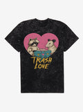 Trash Love Raccoon And Possum Mineral Wash T Shirt T Shirt Trending US