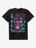 Nekomancer Raise Dead Cats To Life Mineral Wash T Shirt T Shirt Premium Print Workout Ready