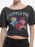 My Little Pony Metal OffTheShoulder Girls Crop TShirt Graphic Tee | Graphic Tee | Unisex Shirt | Top Trending Fashion