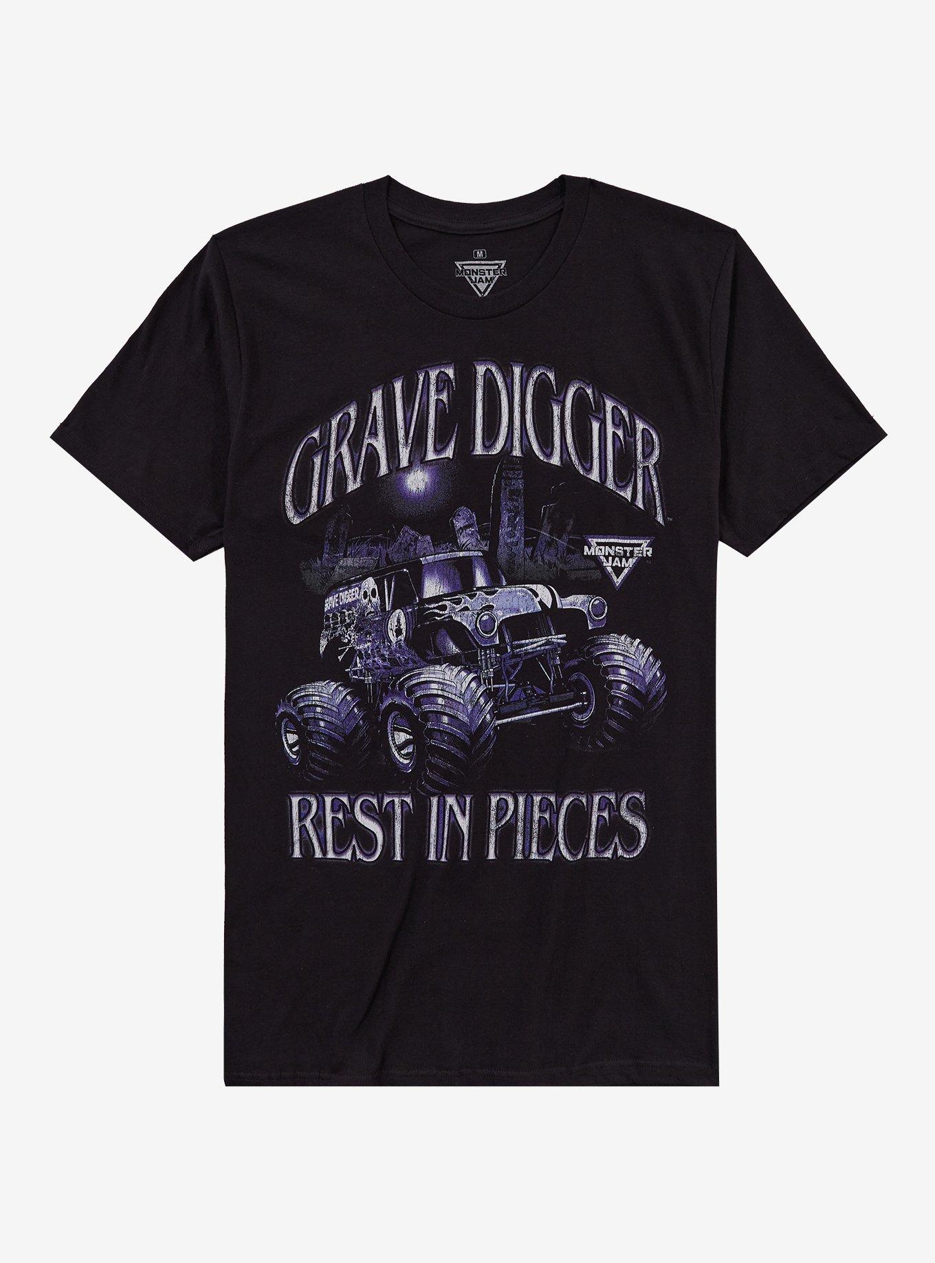 Grave Digger Rest In Pieces T-Shirt
