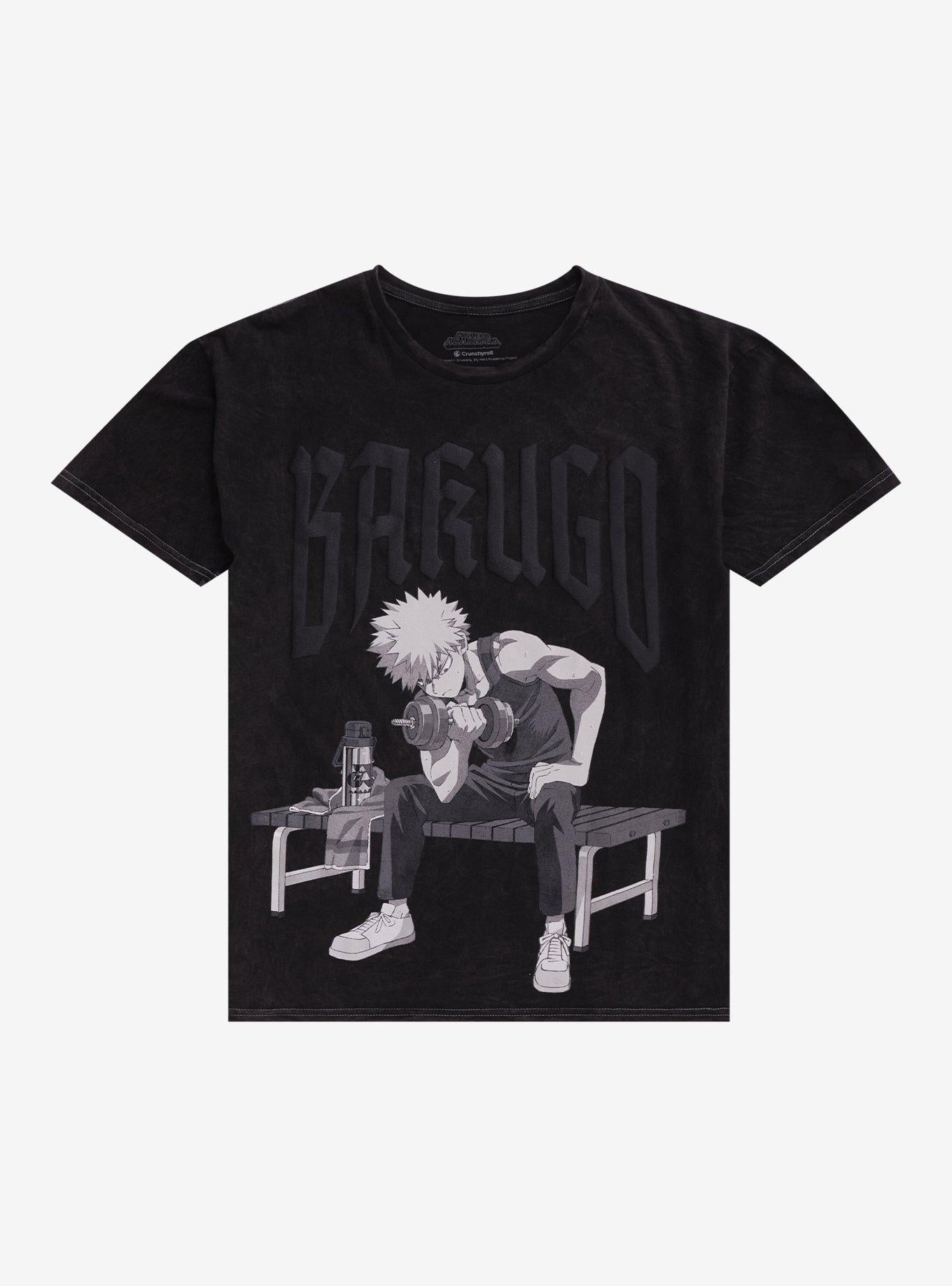 My Hero Academia Bakugo Gym Puff Print TShirt Graphic Tee | Graphic Tee | Unisex Shirt | Comfortable Daily Wear