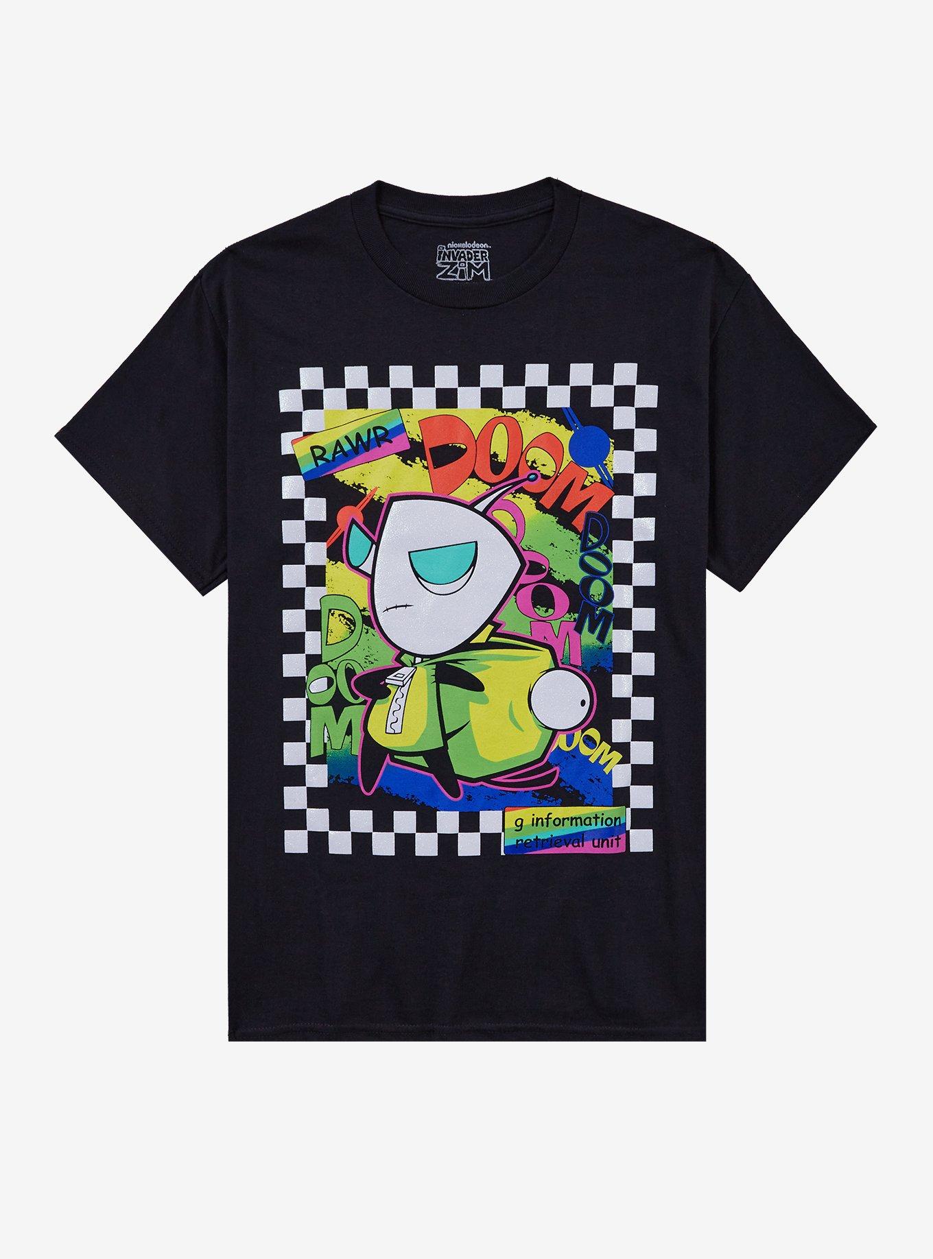 Invader Zim GIR Rainbow TShirt Graphic Tee | Graphic Tee | Unisex Shirt | Perfect Gift for Fans