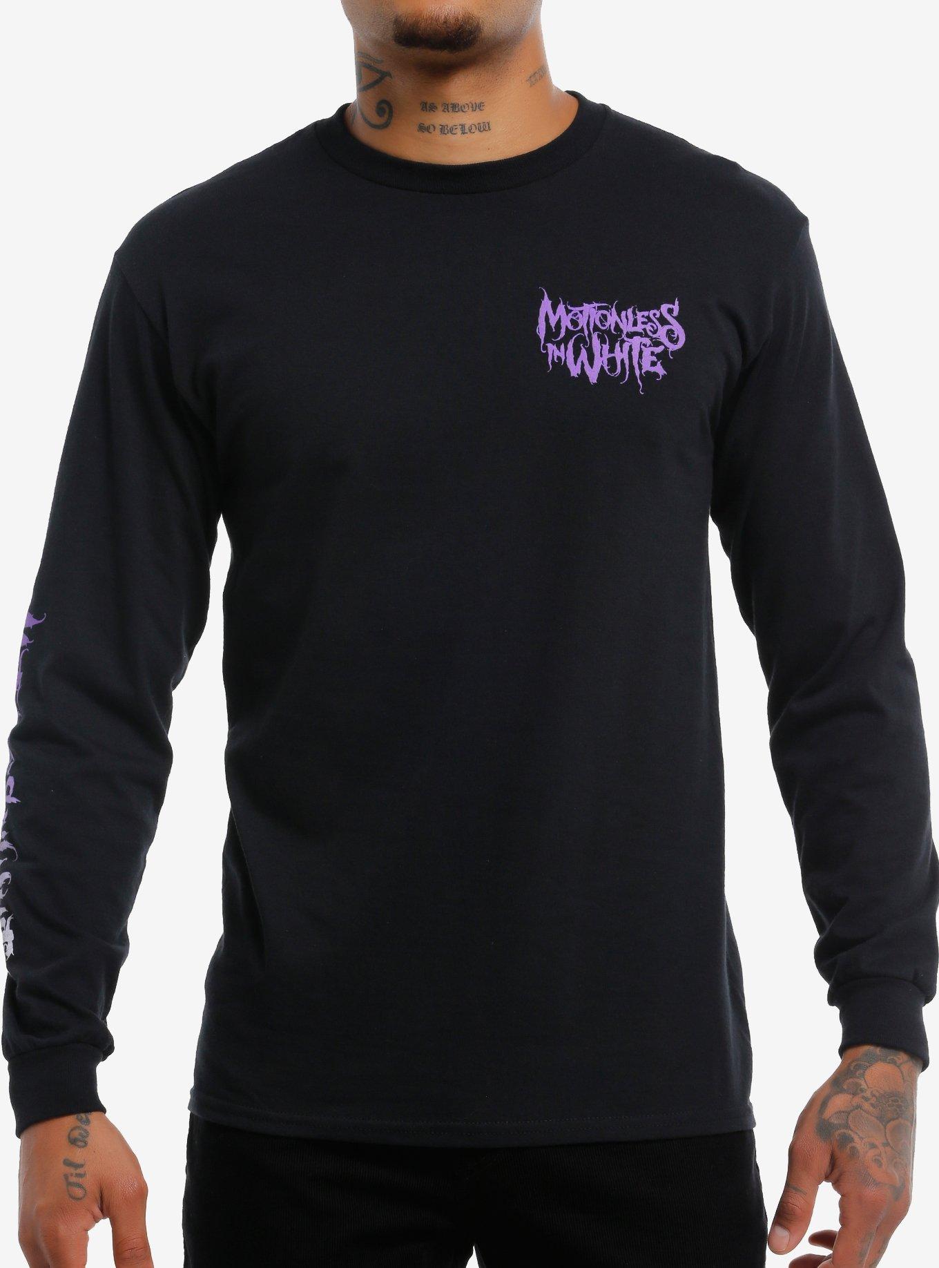 Motionless In White Skull Crow Two-Sided Long-Sleeve T-Shirt