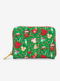 Loungefly Mickey Mouse Holiday Treats Mini Zipper Wallet Apparel Trending US Funny Quote