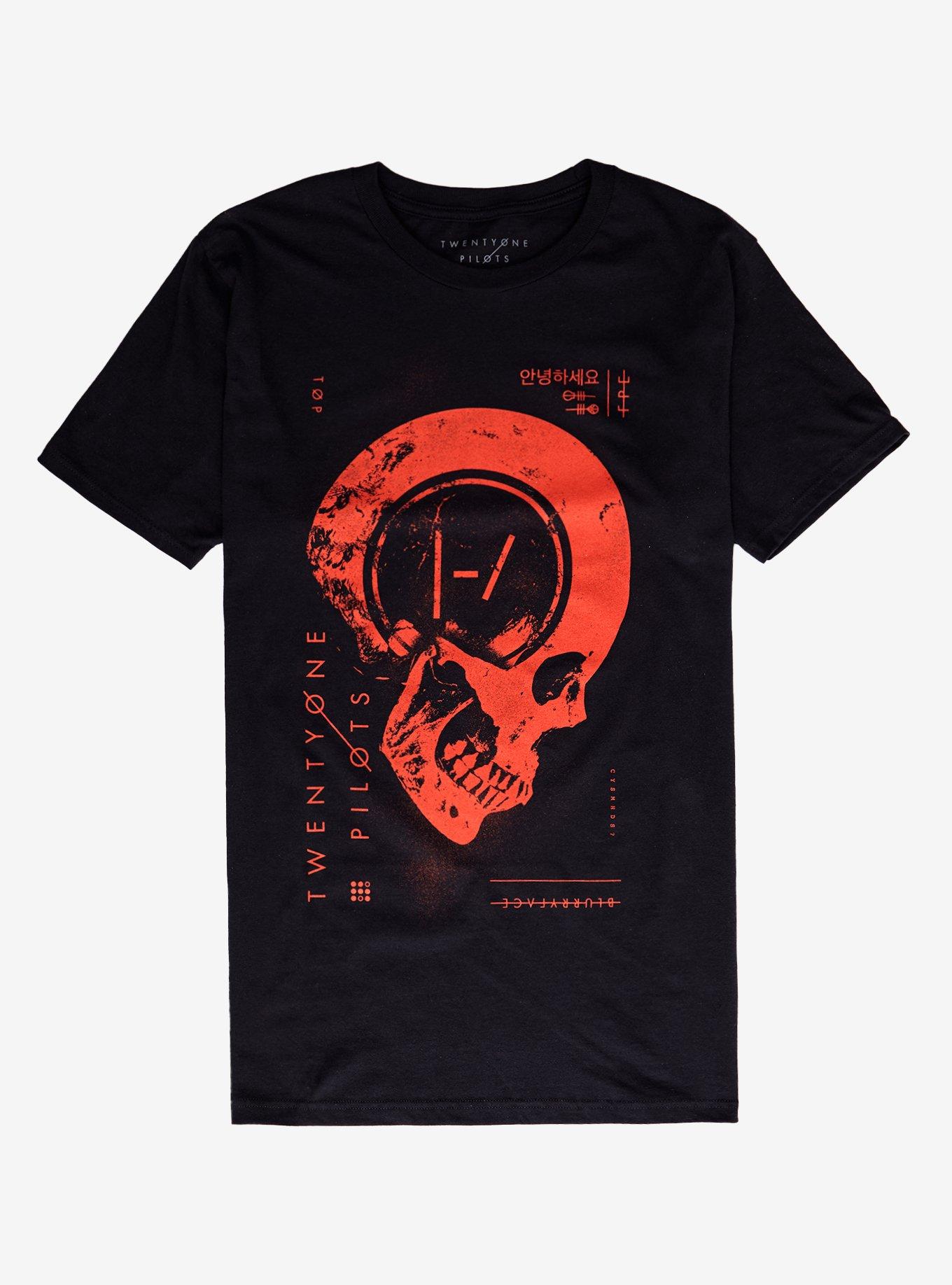 Twenty One Pilots Blurryface Skull TShirt Graphic Tee | Graphic Tee | Unisex Shirt | Premium Quality Apparel