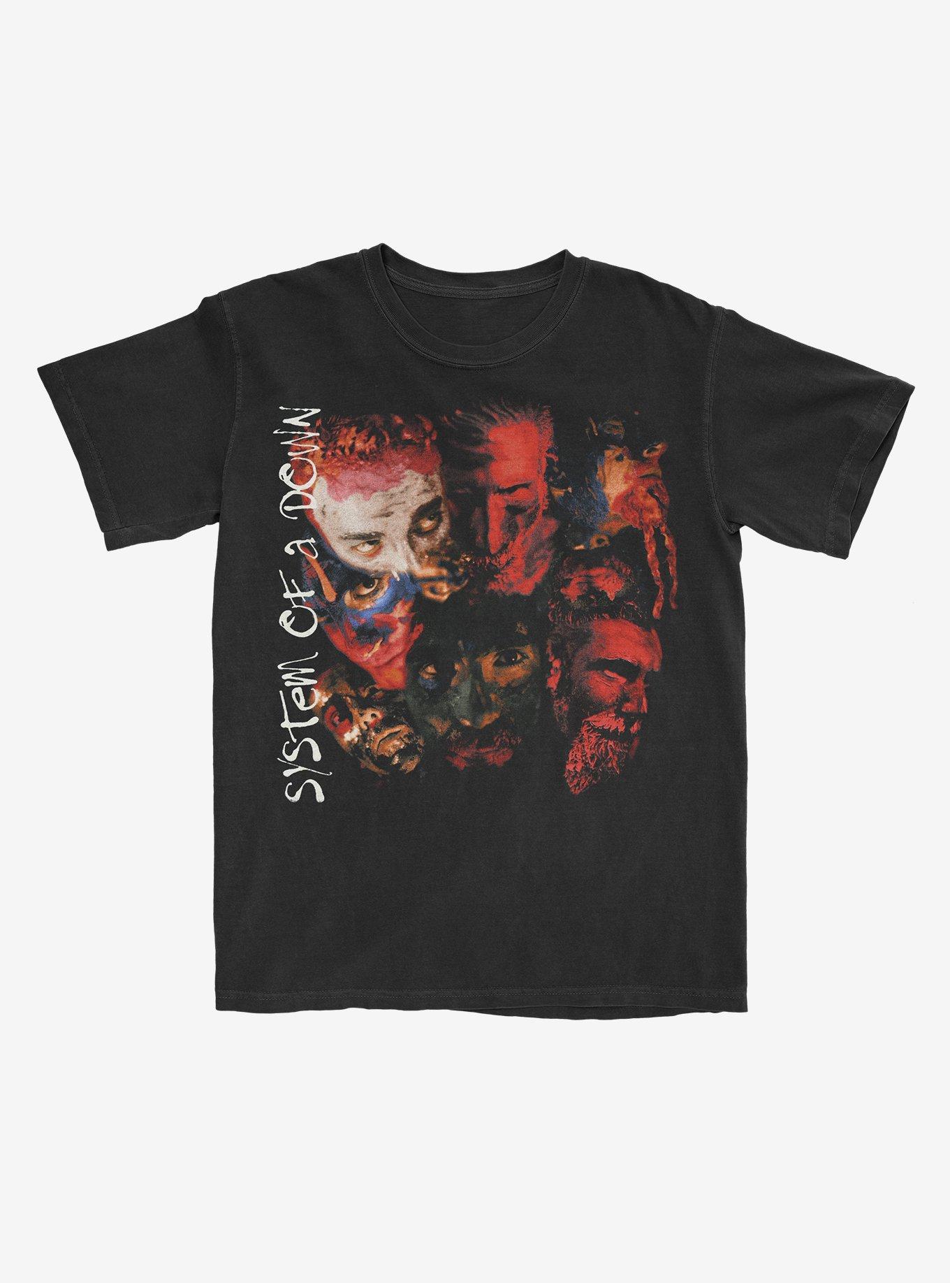 System Of A Down Faces Collage T-Shirt