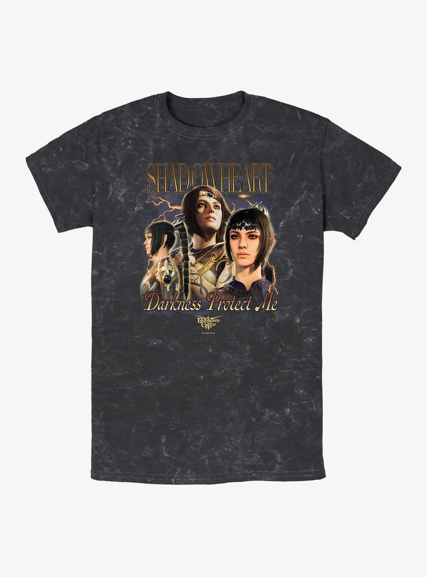 Dungeons & Dragons Baldur's Gate Shadowheart Montage Mineral Wash T-Shirt