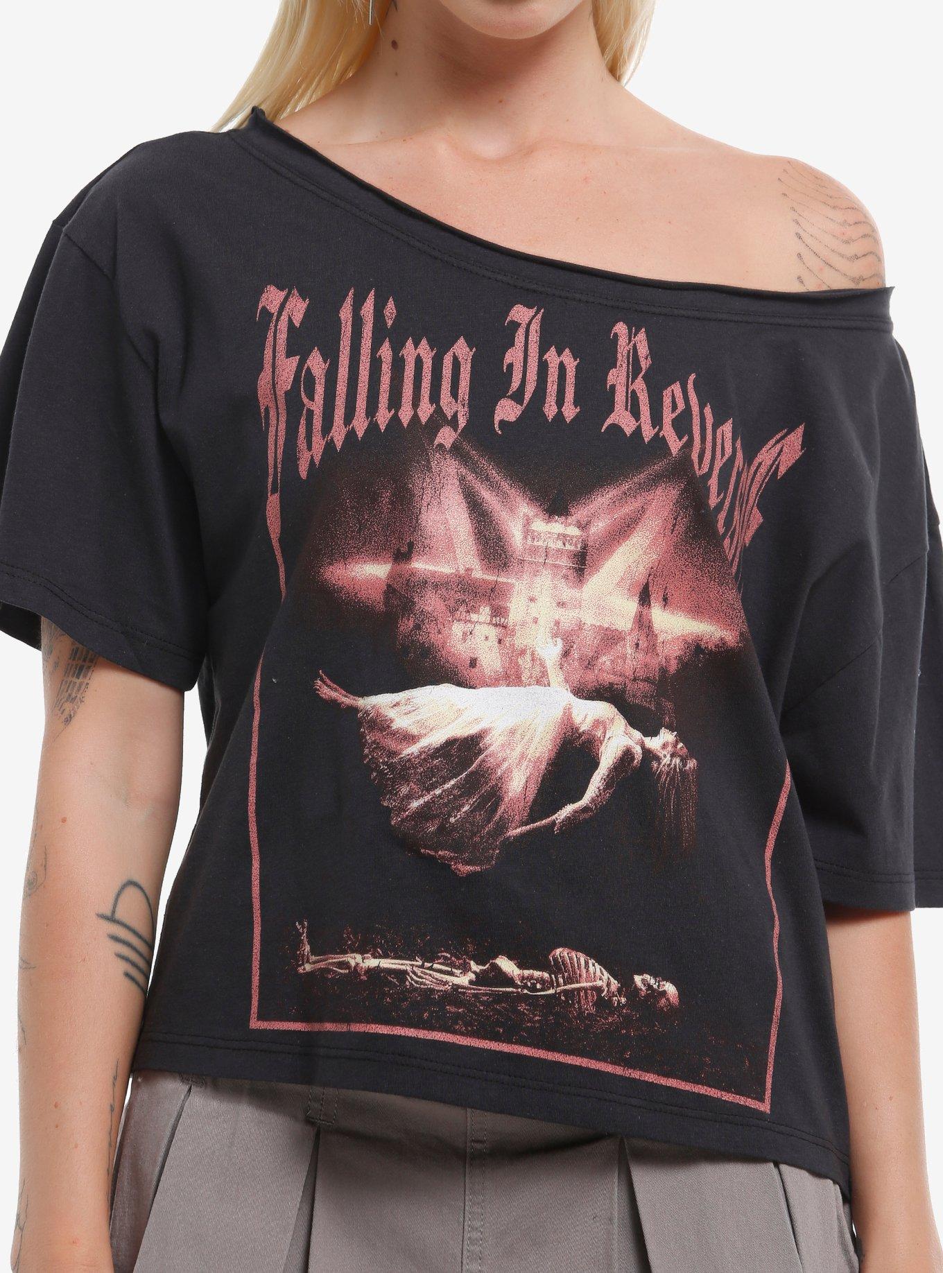 Falling In Reverse Floating Girls OffShoulder TShirt Graphic Tee | Graphic Tee | Unisex Shirt | Top Trending Fashion