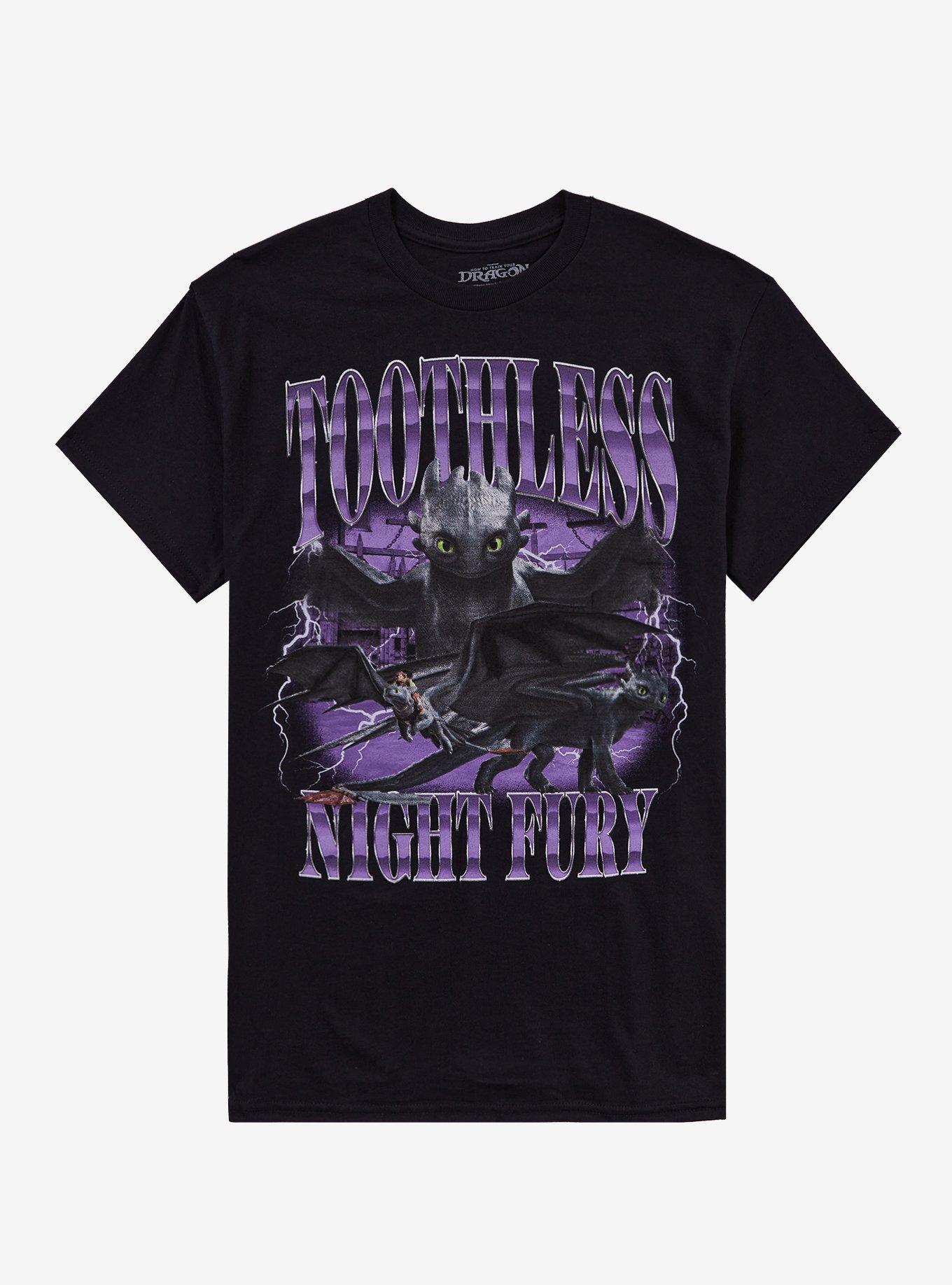 How To Train Your Dragon Toothless Lightning T-Shirt