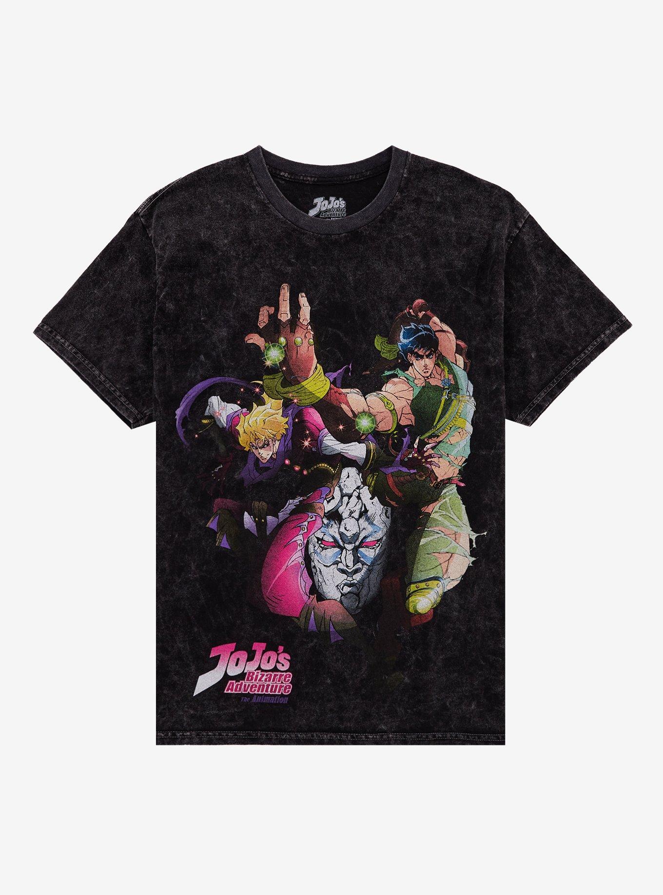 JoJos Bizarre Adventure Duo Dark Wash TShirt Graphic Tee | Graphic Tee | Unisex Shirt | High-Quality Print
