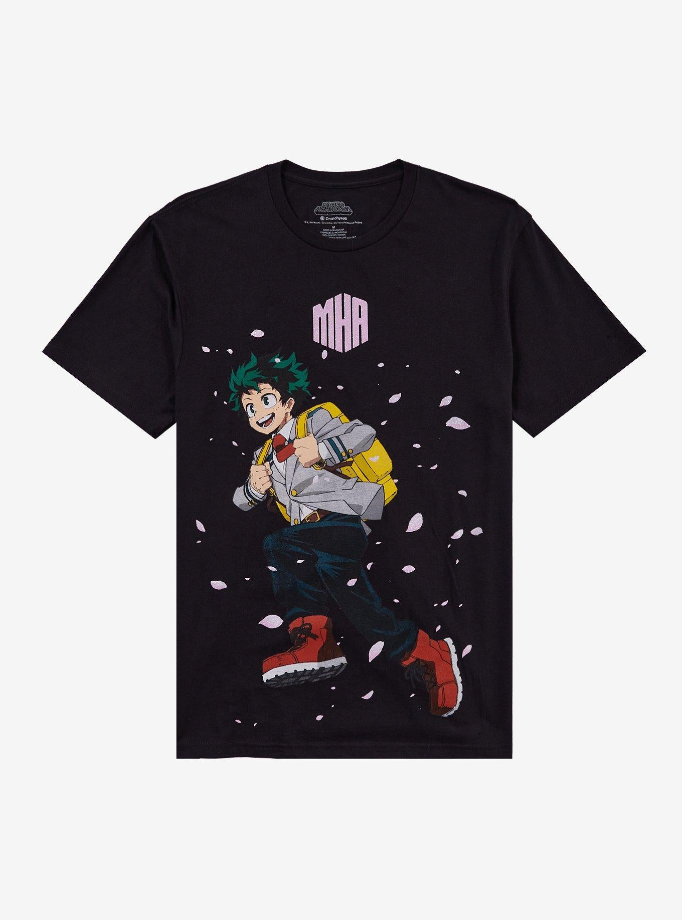 My Hero Academia Deku Flower Petals TShirt Graphic Tee | Graphic Tee | Unisex Shirt | Best-Selling Design