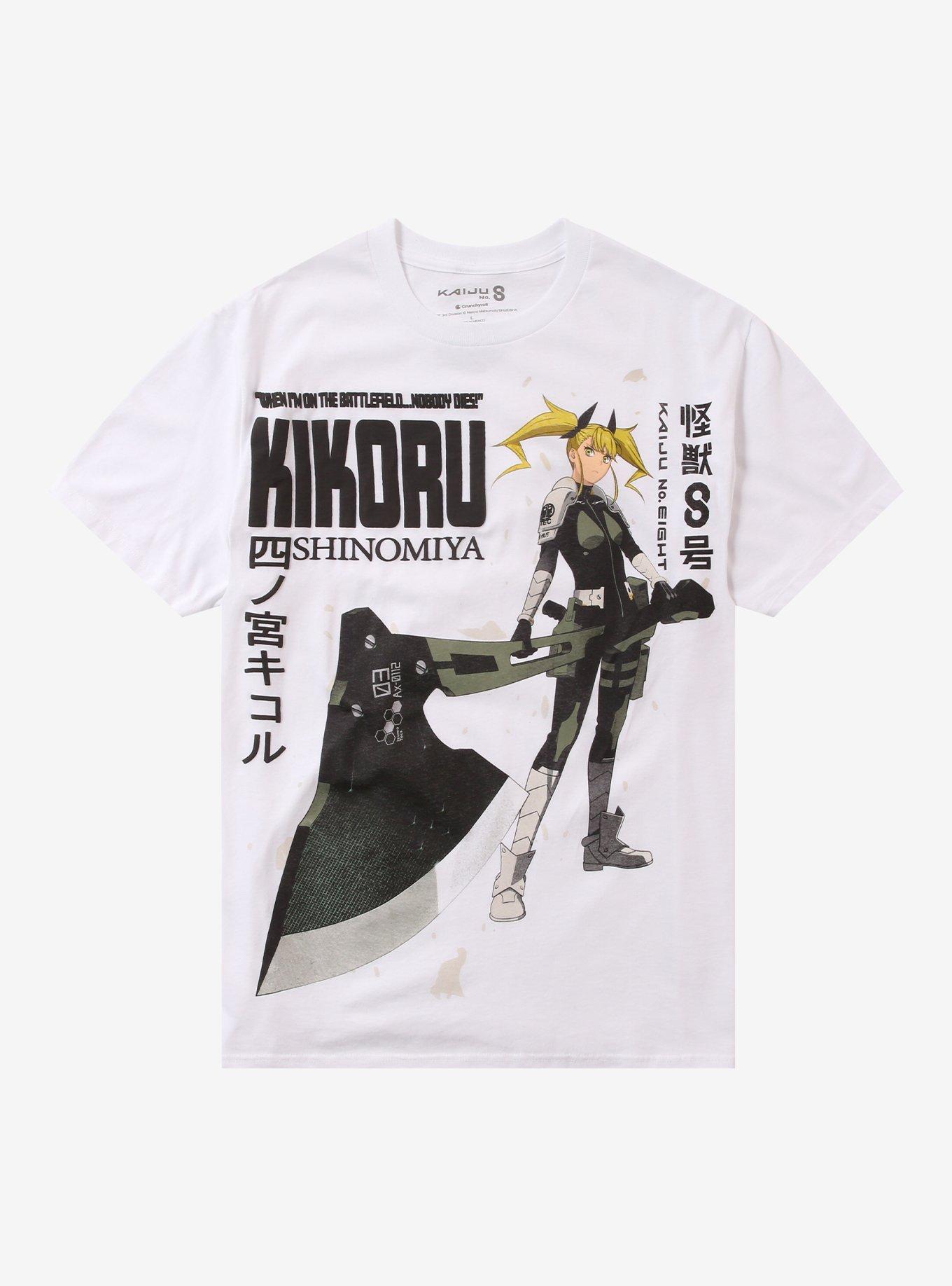 Kaiju No 8 Shinomiya Kikoru Puff Print TShirt Graphic Tee | Graphic Tee | Unisex Shirt | High-Quality Print
