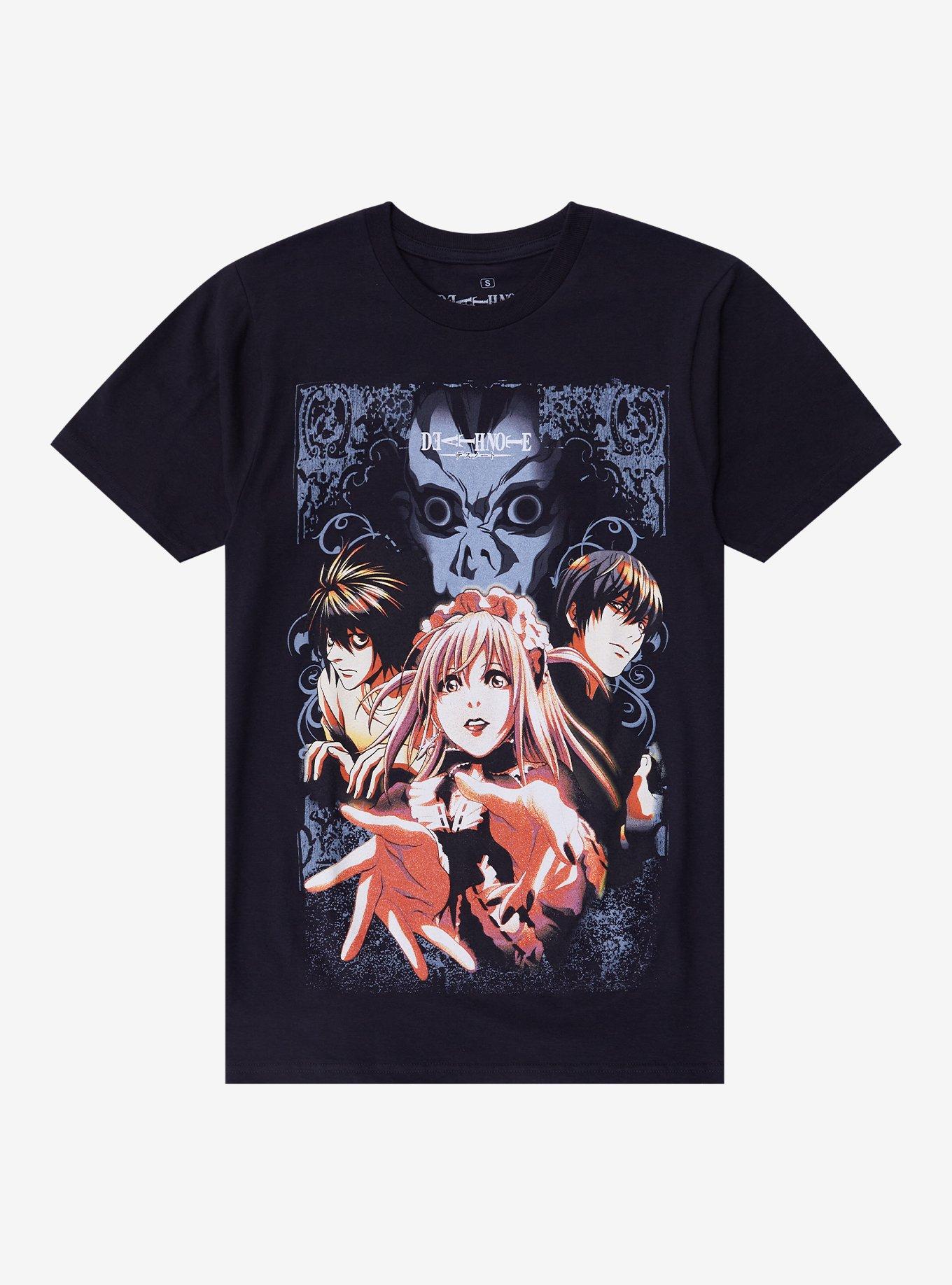 Death Note Manga Group Portrait TShirt Graphic Tee | Graphic Tee | Unisex Shirt | Perfect Gift for Fans