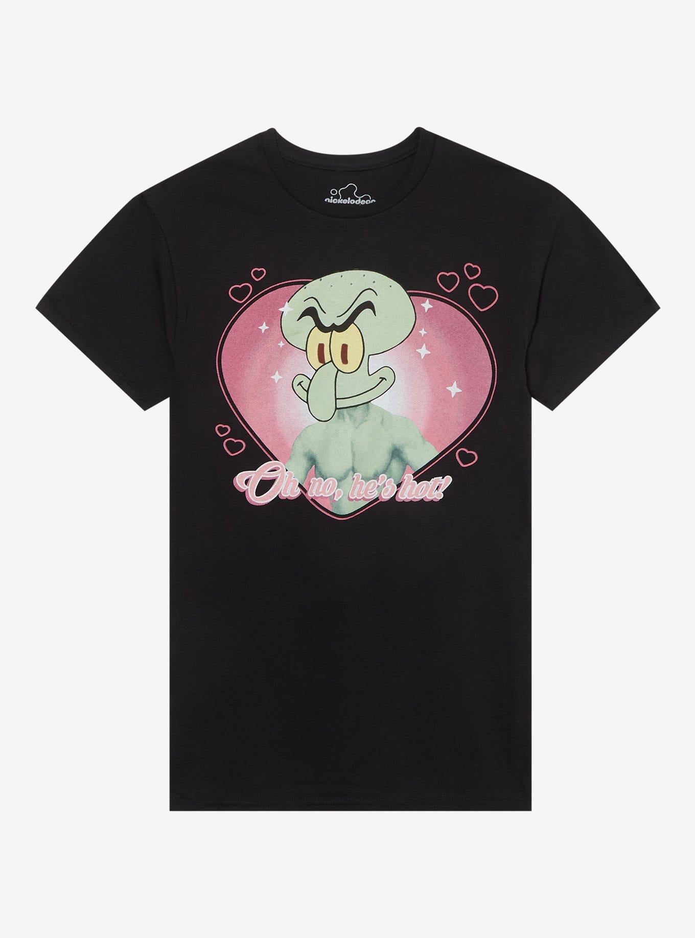SpongeBob SquarePants Squilliam Heart Quote Girls TShirt Graphic Pants | Printed Pants | Streetwear Bottoms | Perfect Gift For Fans